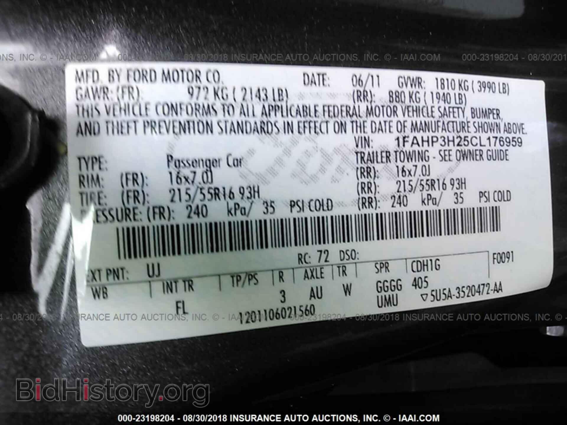 2012 Ford Focus - VIN: 1FAHP3H25CL176959 - Photo 9