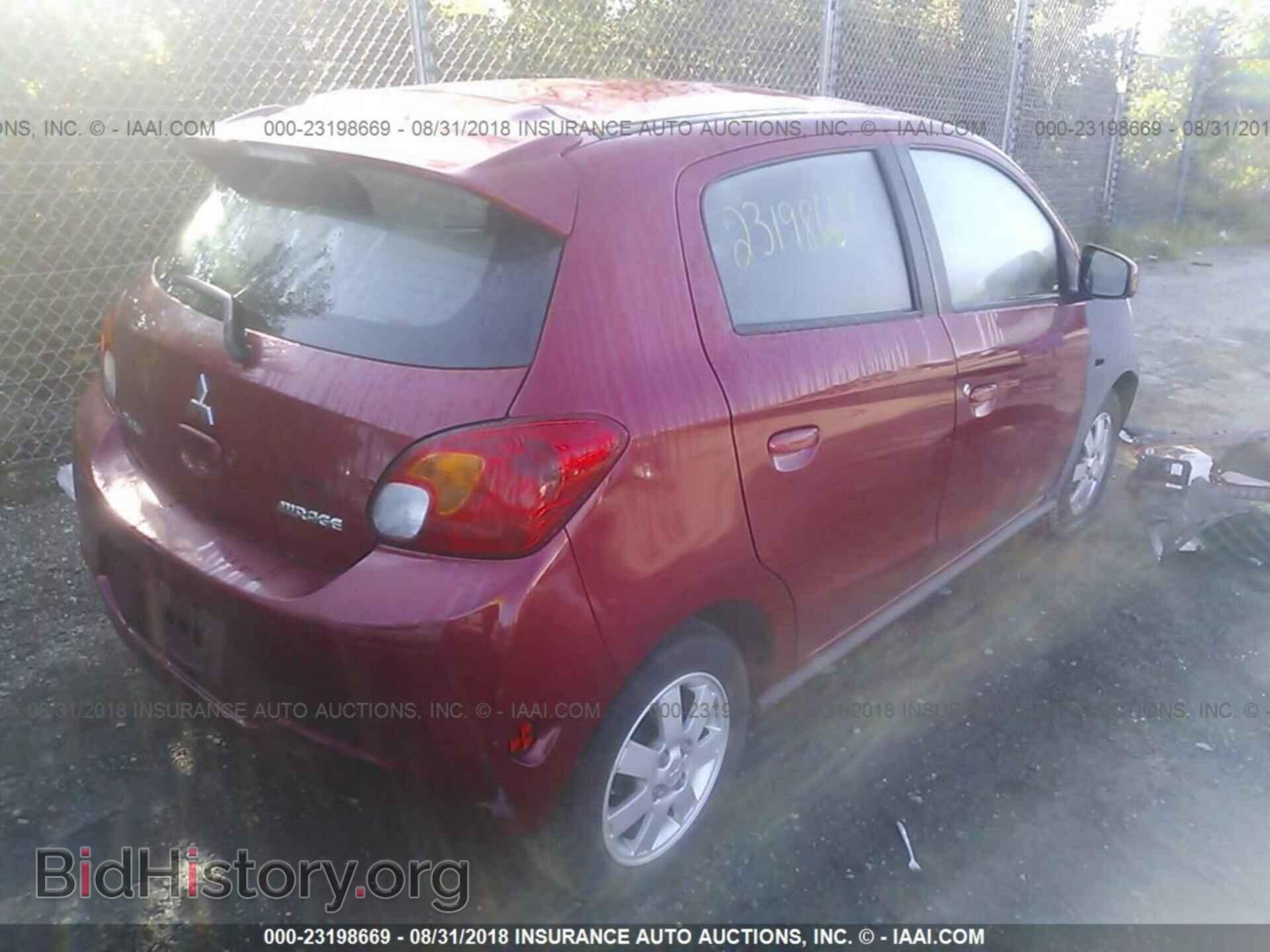 2014 Mitsubishi Mirage - VIN: ML32A4HJ1EH019422 - Фото 4