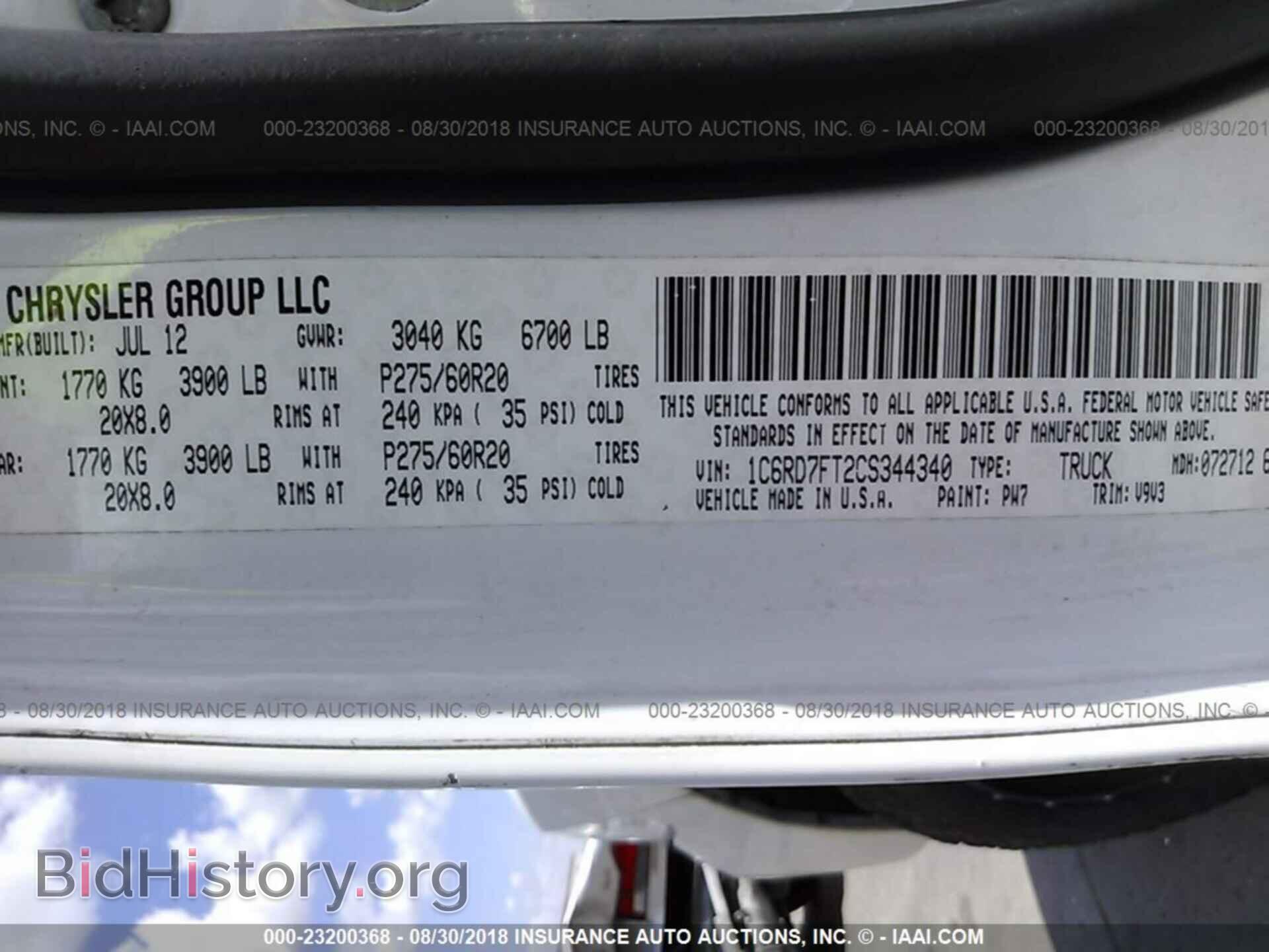 2012 Dodge Ram 1500 - VIN: 1C6RD7FT2CS344340 - Photo 9