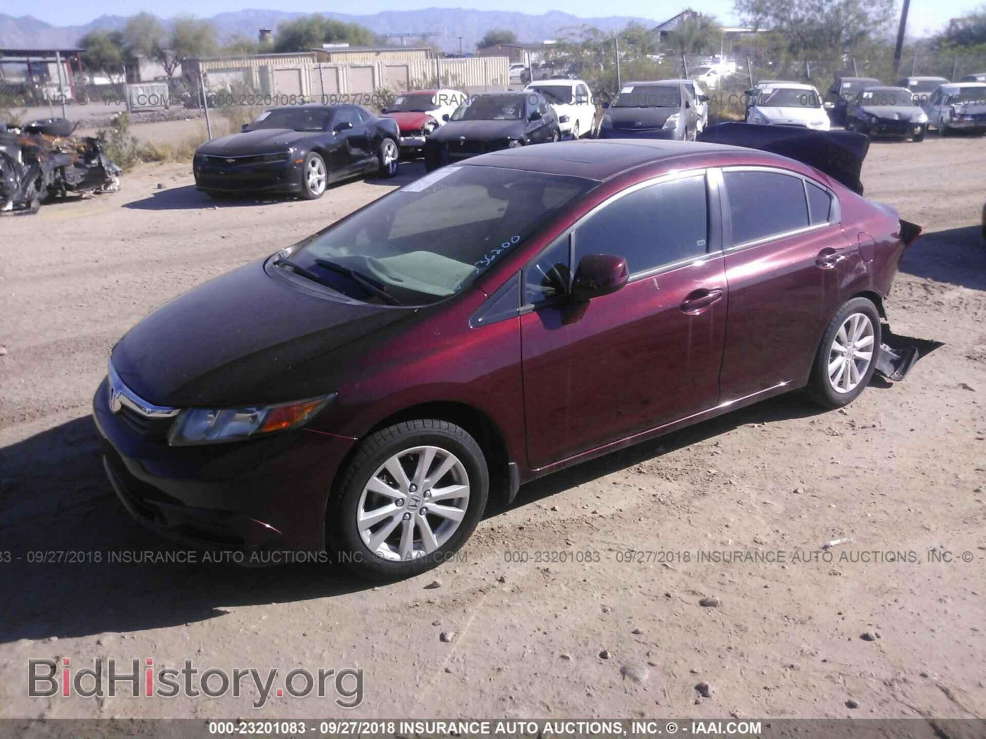 2012 Honda Civic - VIN: 19XFB2F88CE336200 - Фото 2