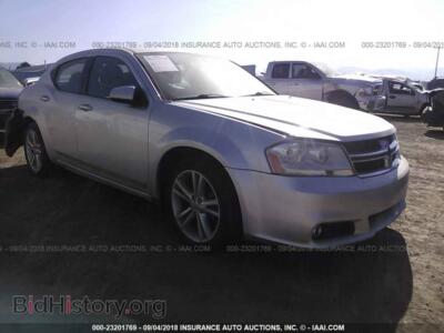 2011 Dodge AVENGER, серебристый — VIN 1B3BD1FB6BN551892, IAAI