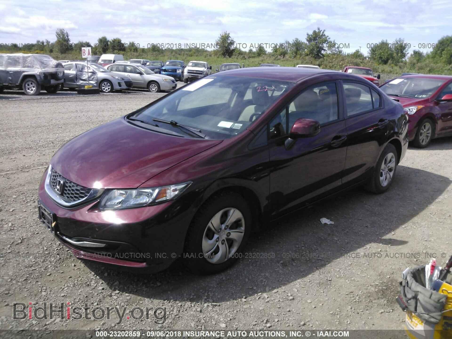 2013 Honda Civic - VIN: 2HGFB2F53DH578633 - Фото 2