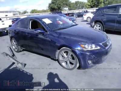 2011 Lexus IS, blue — VIN JTHBF5C28B5148449, IAAI