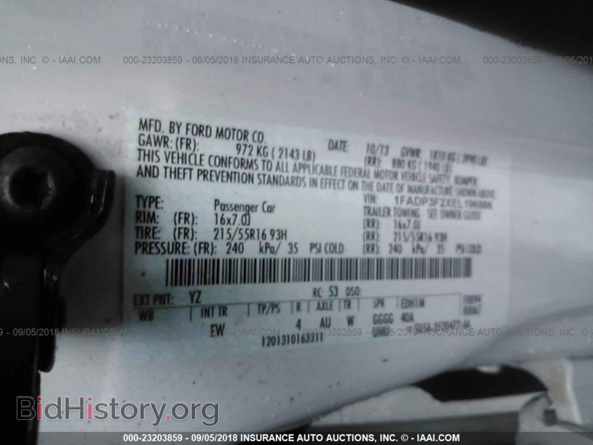 2014 Ford Focus - VIN: 1FADP3F2XEL196886 - Фото 9