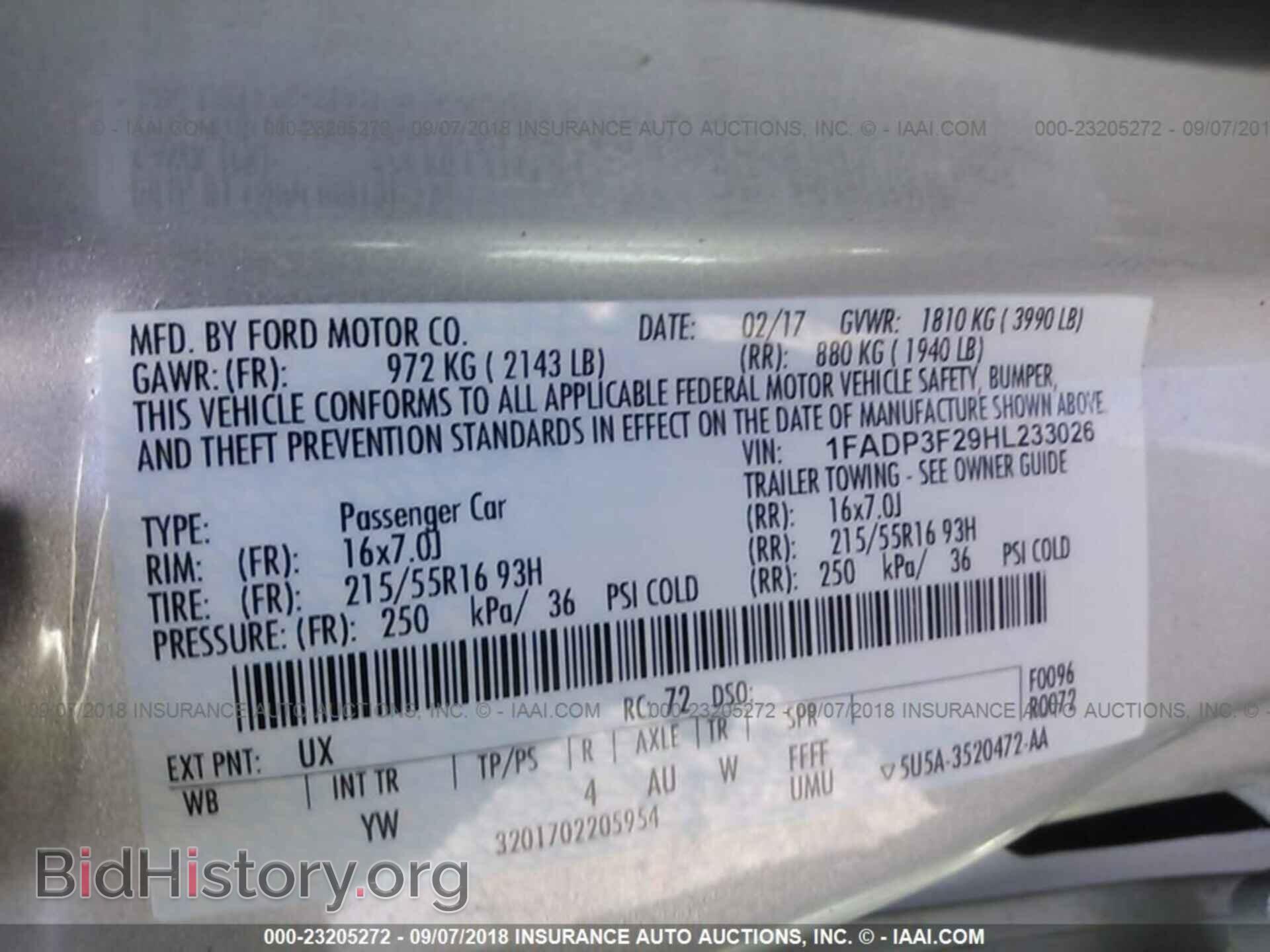 2017 Ford Focus - VIN: 1FADP3F29HL233026 - Photo 9