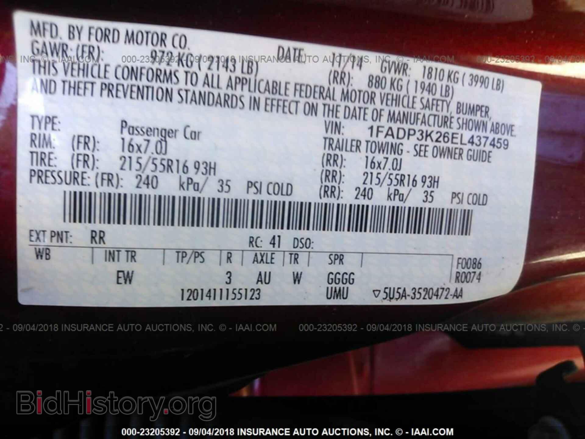 2014 Ford Focus - VIN: 1FADP3K26EL437459 - Photo 9