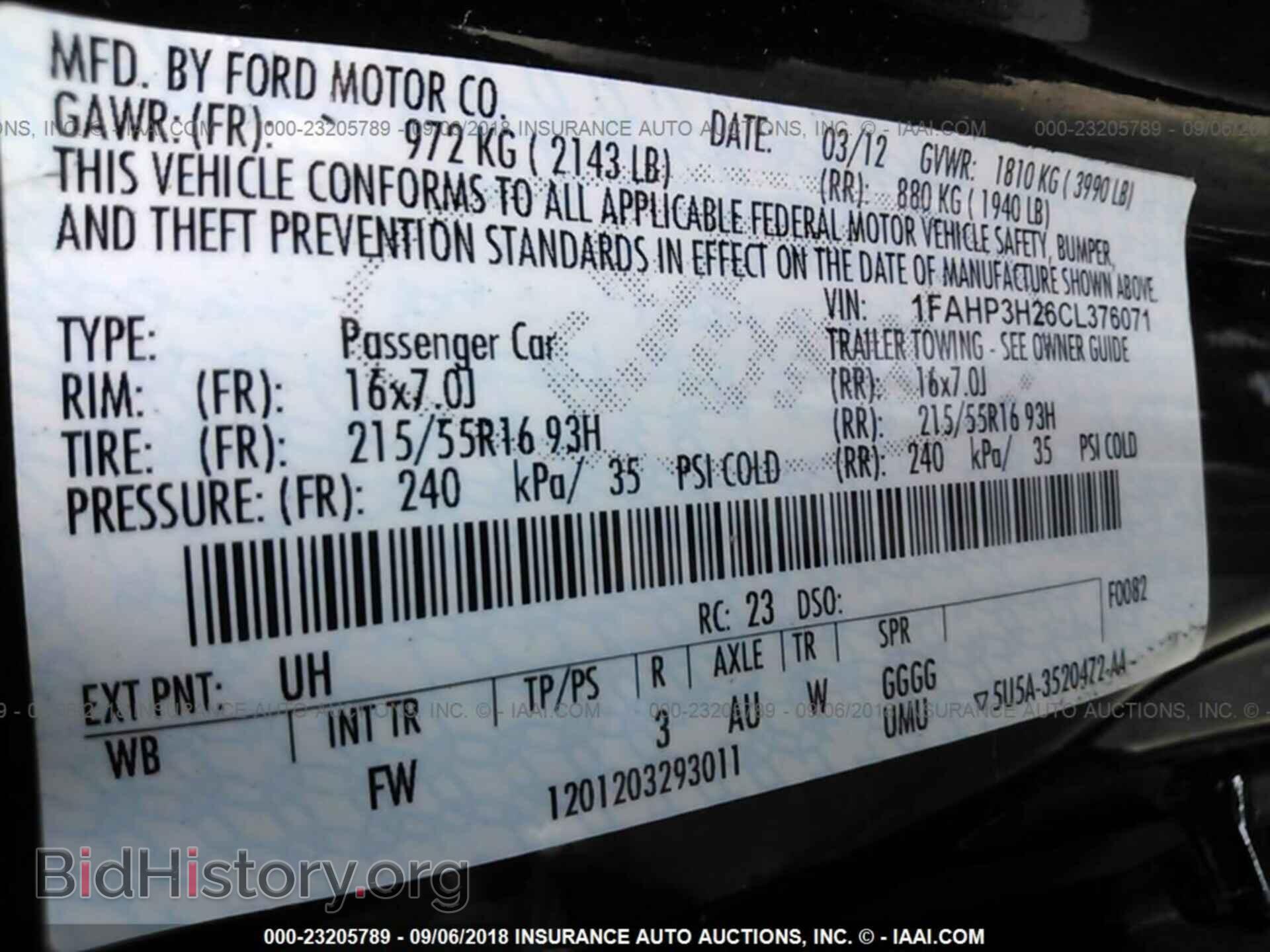2012 Ford Focus - VIN: 1FAHP3H26CL376071 - Photo 9