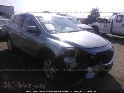 2013 Mazda CX-9, серебристый — VIN JM3TB3CA4D0404106, IAAI