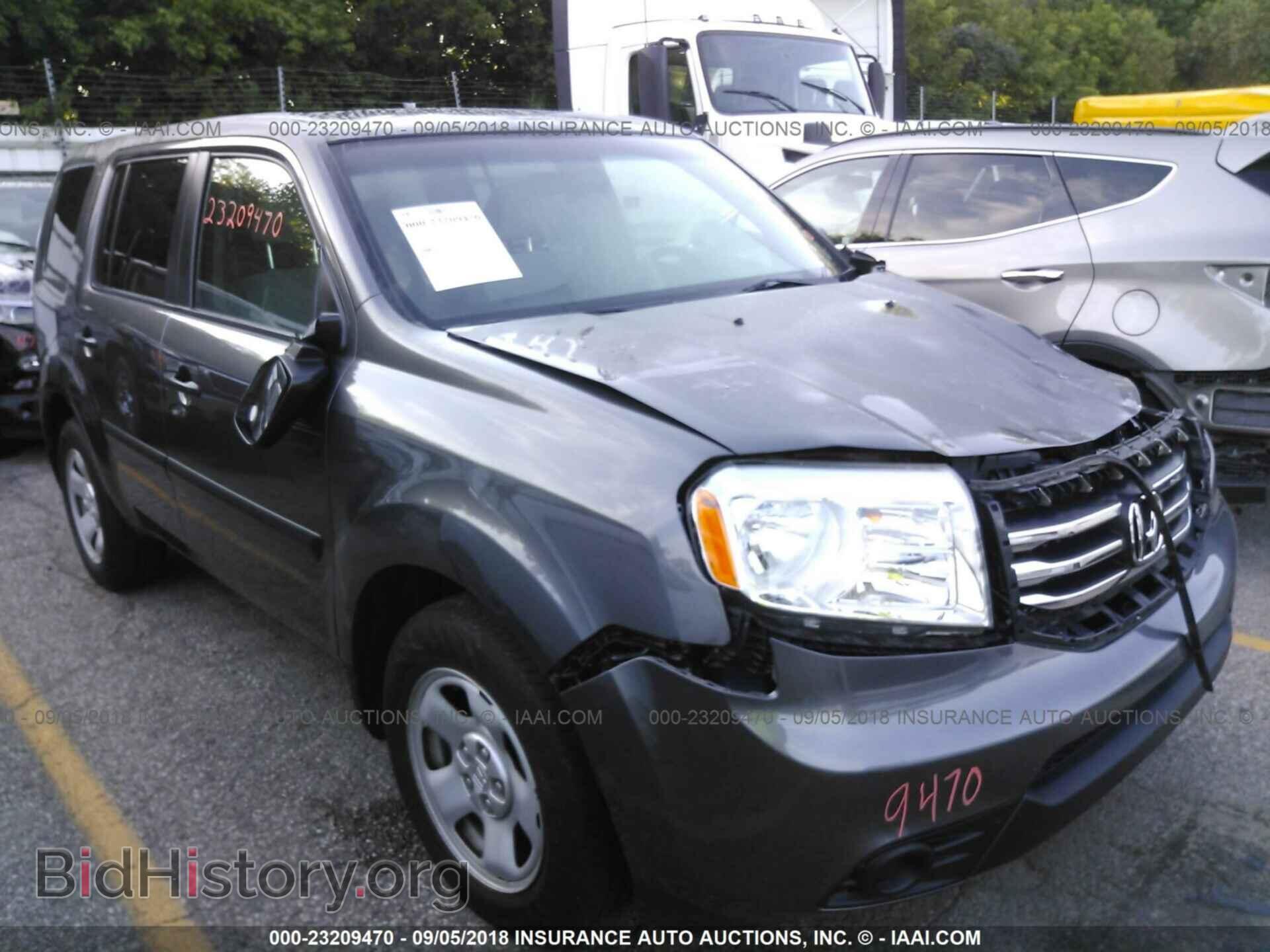 Фотография 5FNYF4H29EB033750 - Honda Pilot 2014
