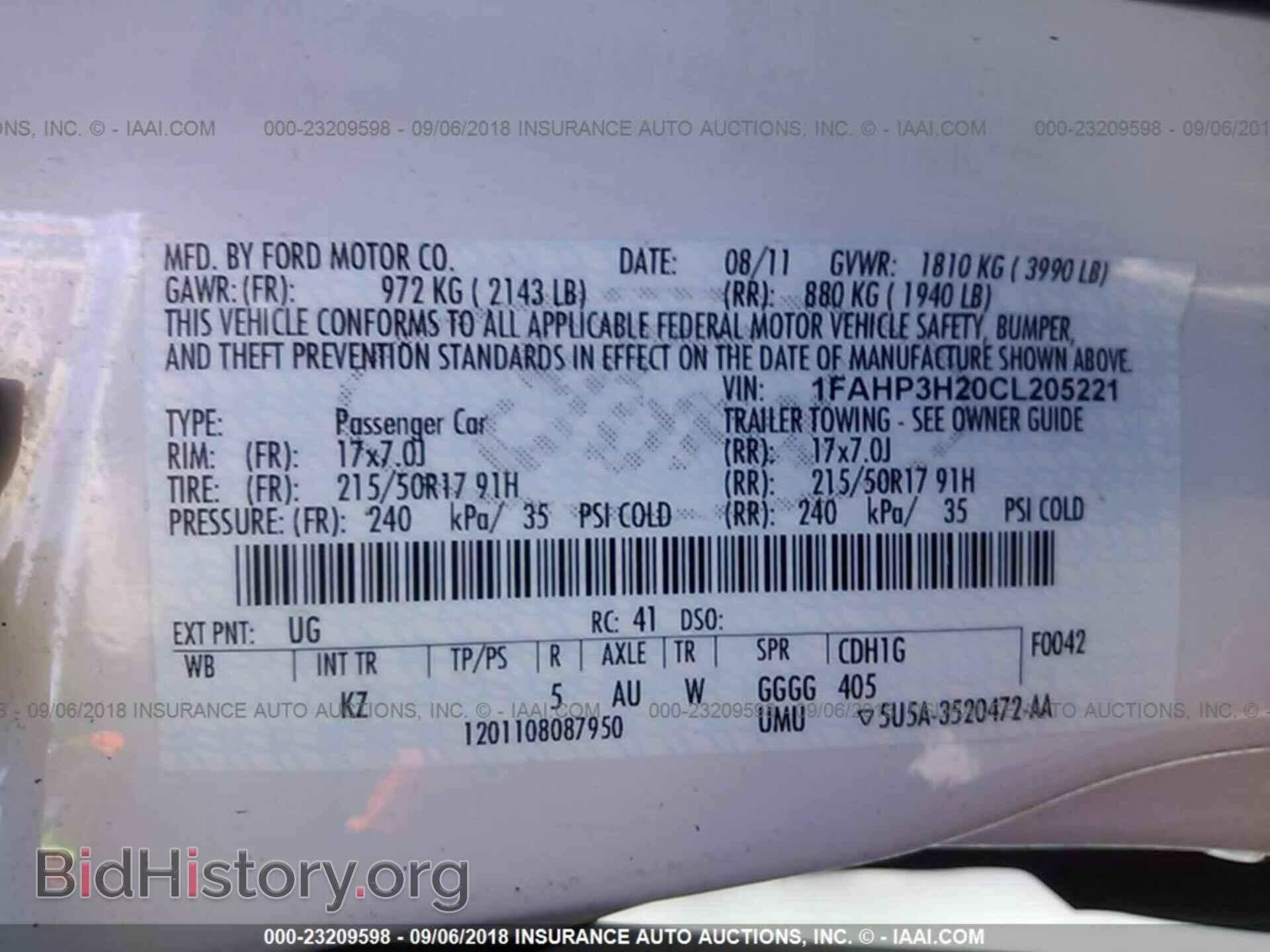 2012 Ford Focus - VIN: 1FAHP3H20CL205221 - Photo 9