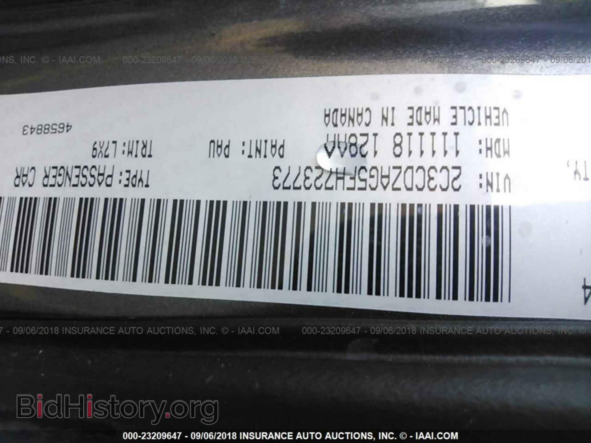 2015 DODGE CHALLENGER - VIN: 2C3CDZAG5FH723773 - Photo 9
