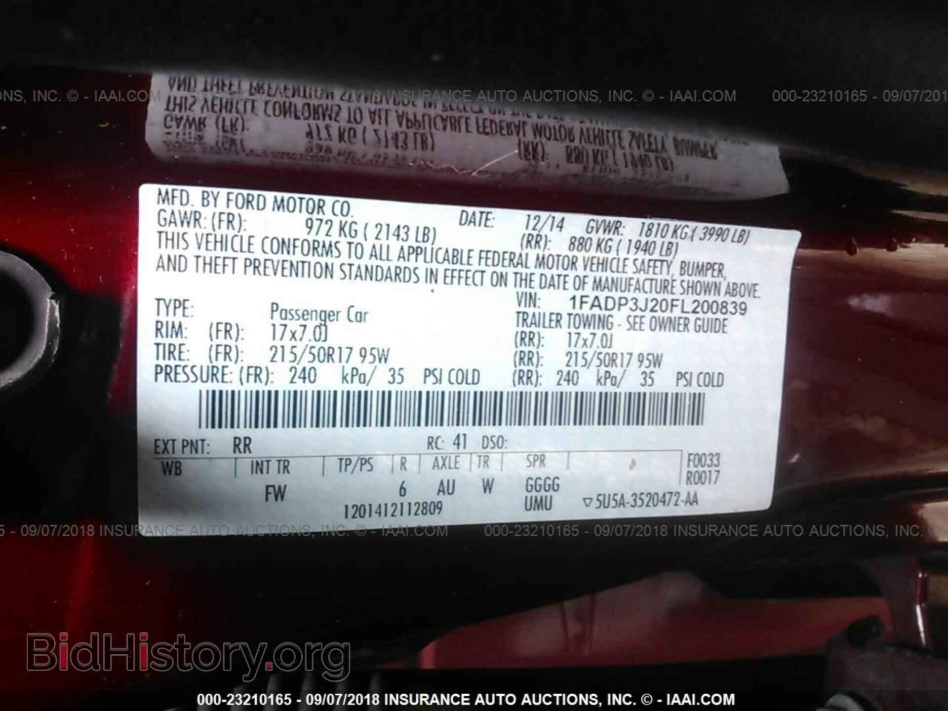 2015 Ford Focus - VIN: 1FADP3J20FL200839 - Photo 9