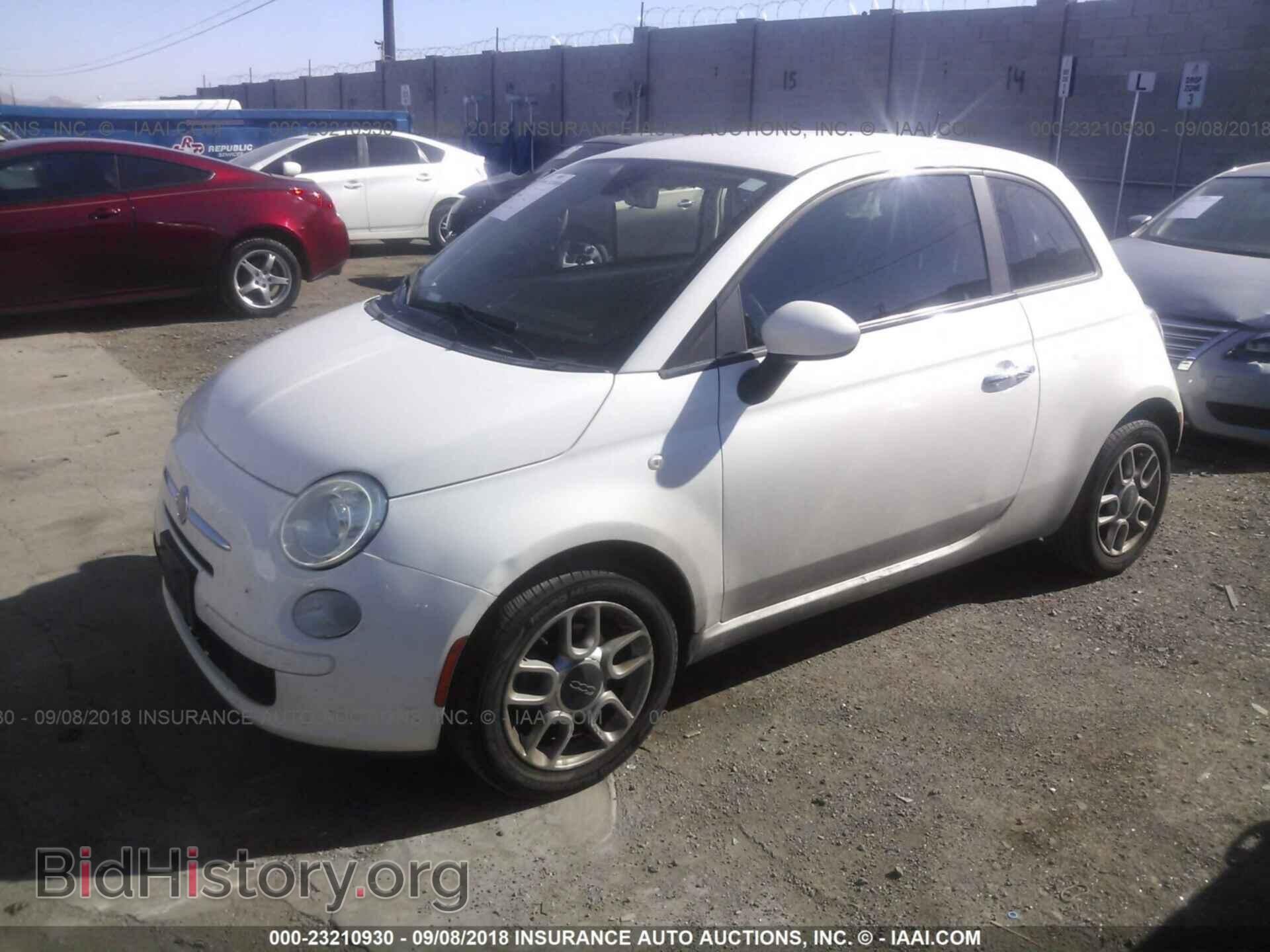 2012 Fiat 500 - VIN: 3C3CFFAR5CT124935 - Фото 2