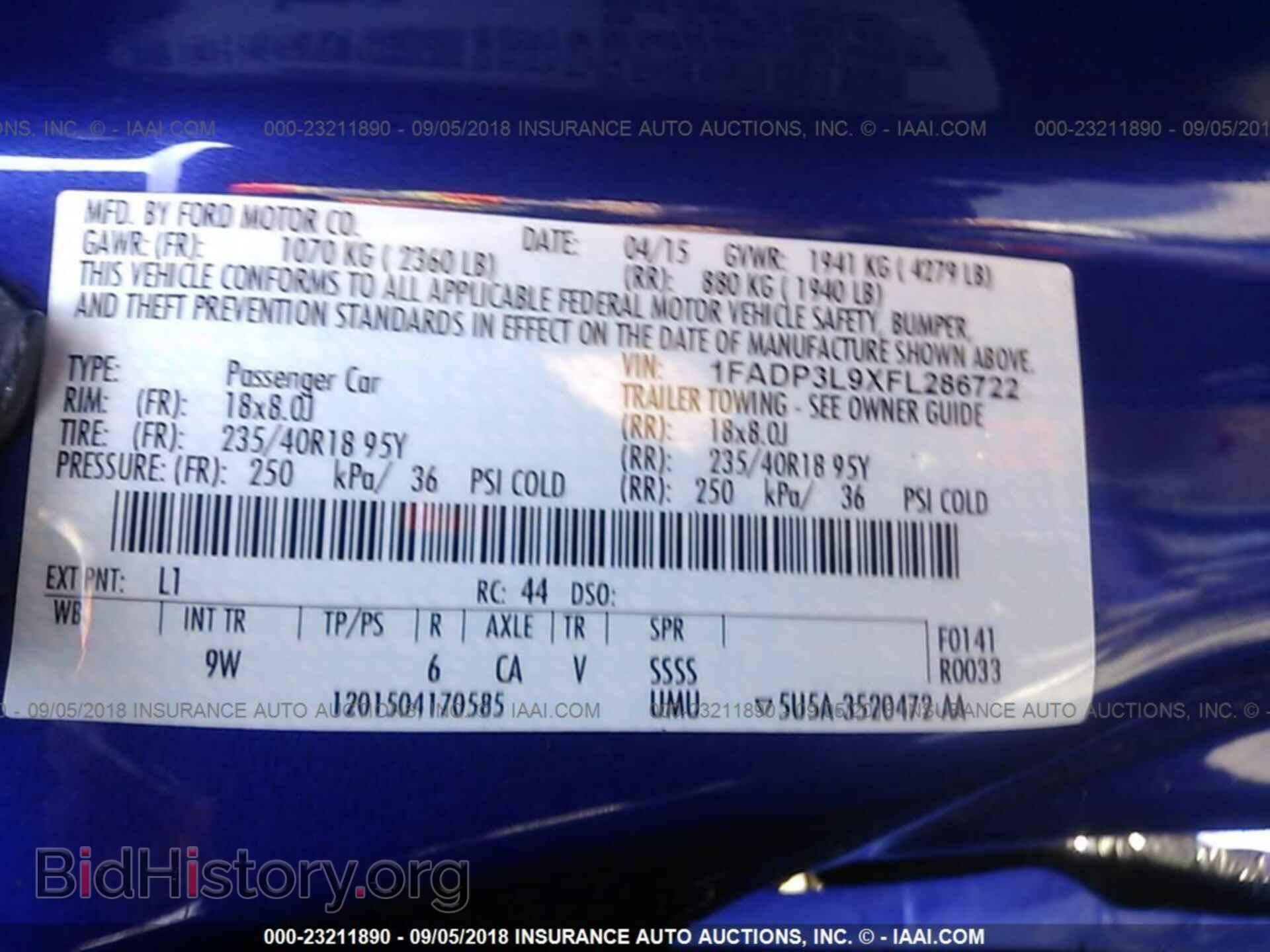 2015 Ford Focus - VIN: 1FADP3L9XFL286722 - Photo 9