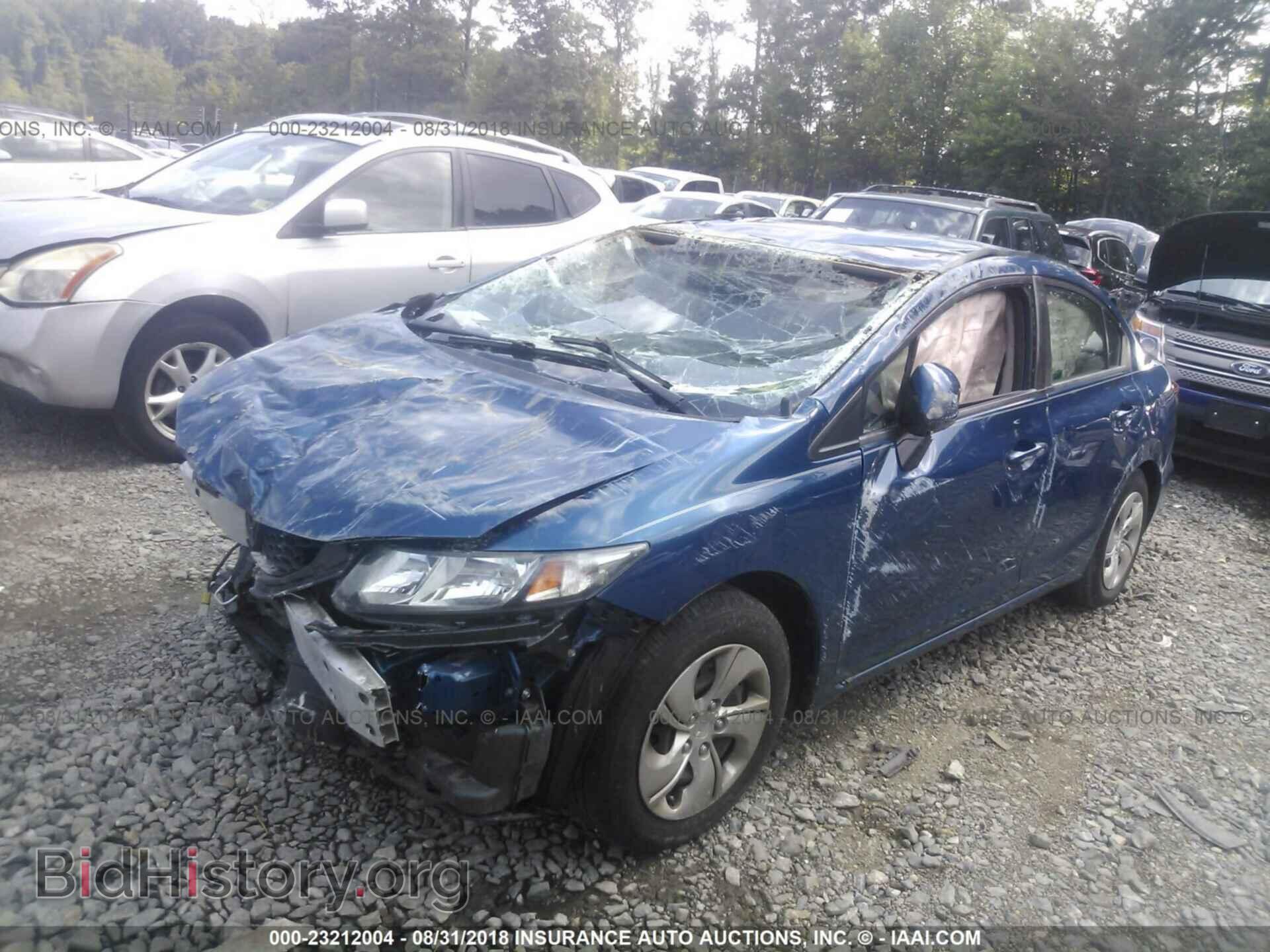 2013 Honda Civic - VIN: 2HGFB2F50DH601902 - Фото 2