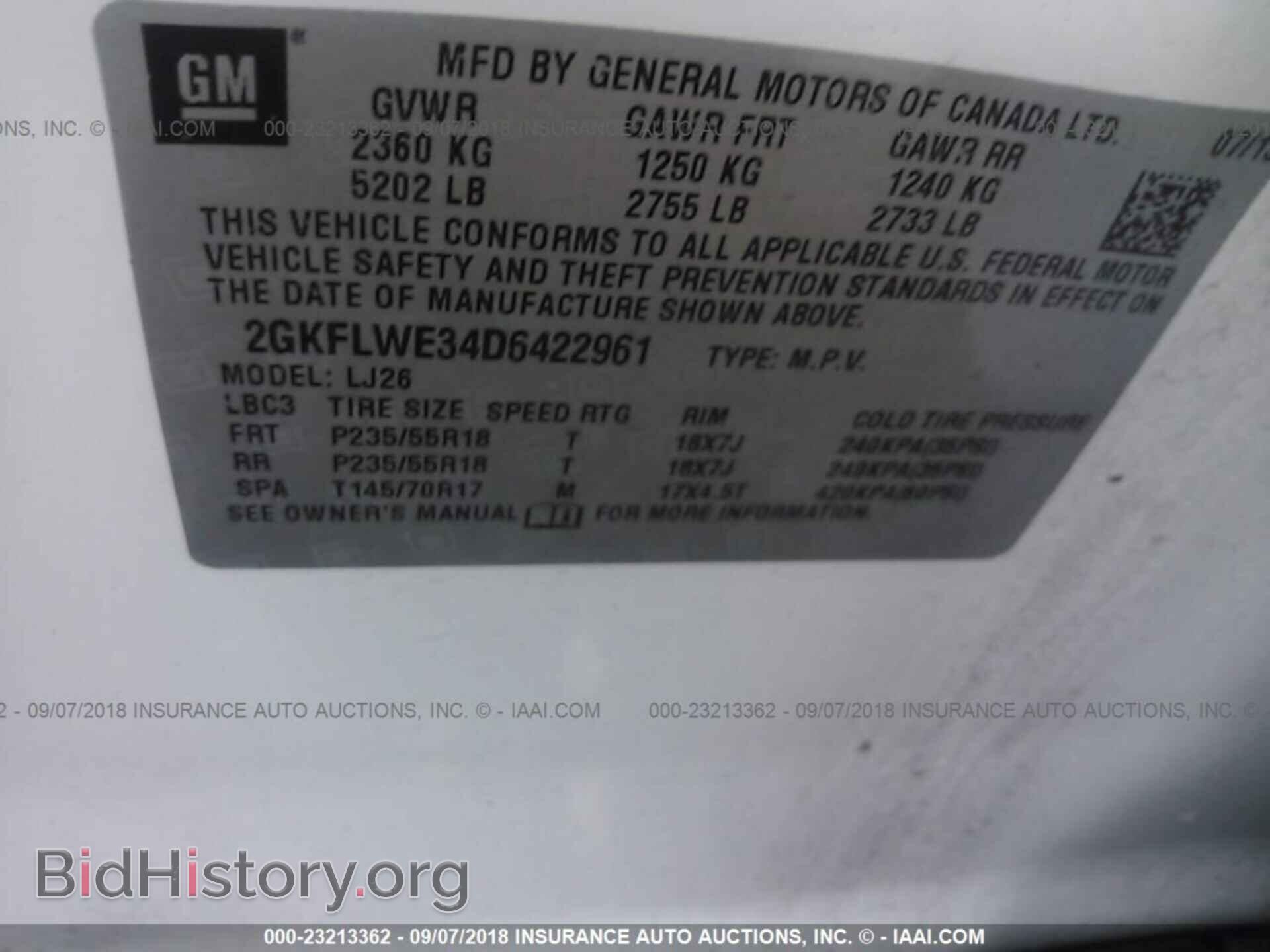 2013 Gmc Terrain - VIN: 2GKFLWE34D6422961 - Photo 9