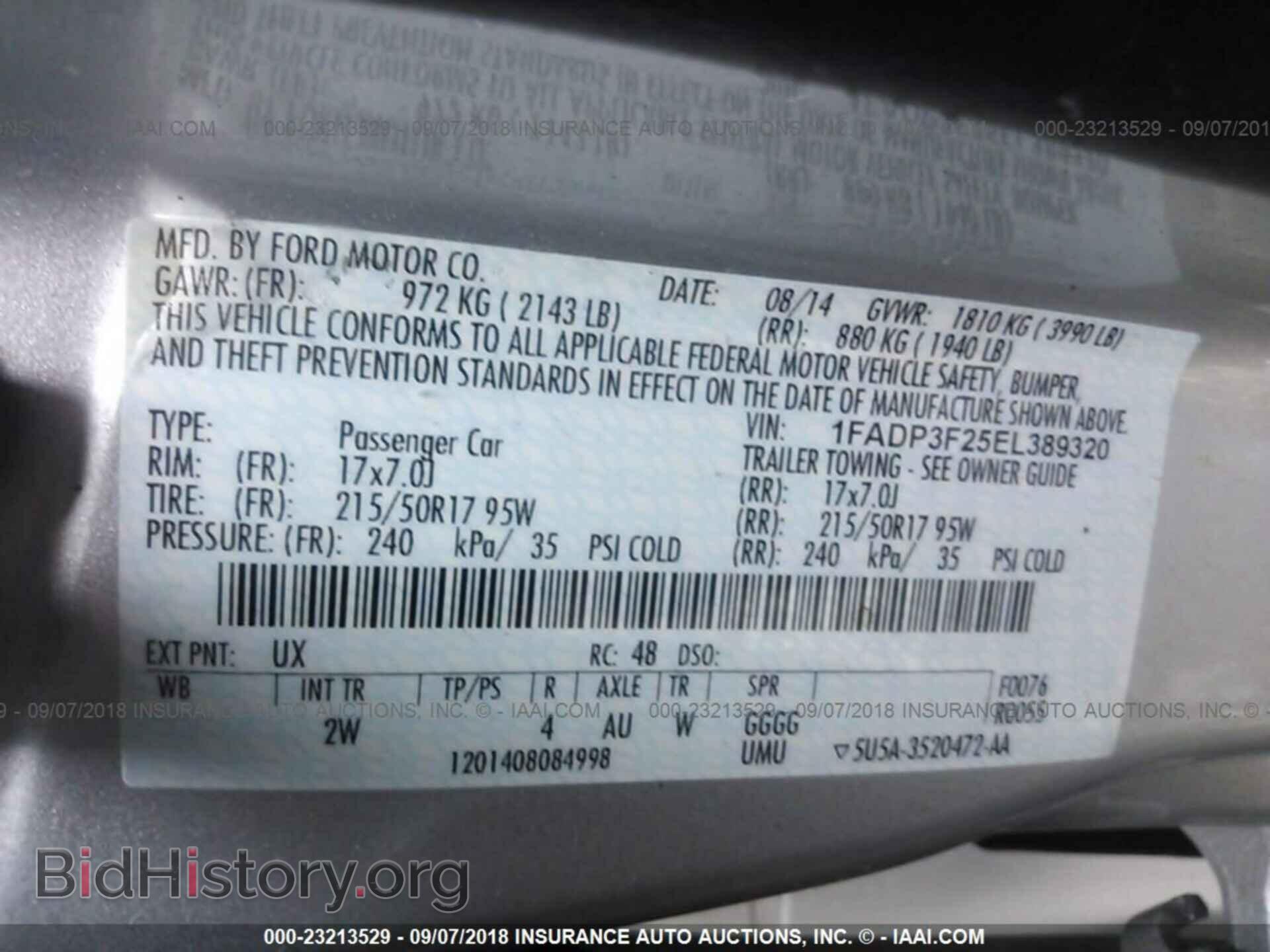 2014 Ford Focus - VIN: 1FADP3F25EL389320 - Photo 9