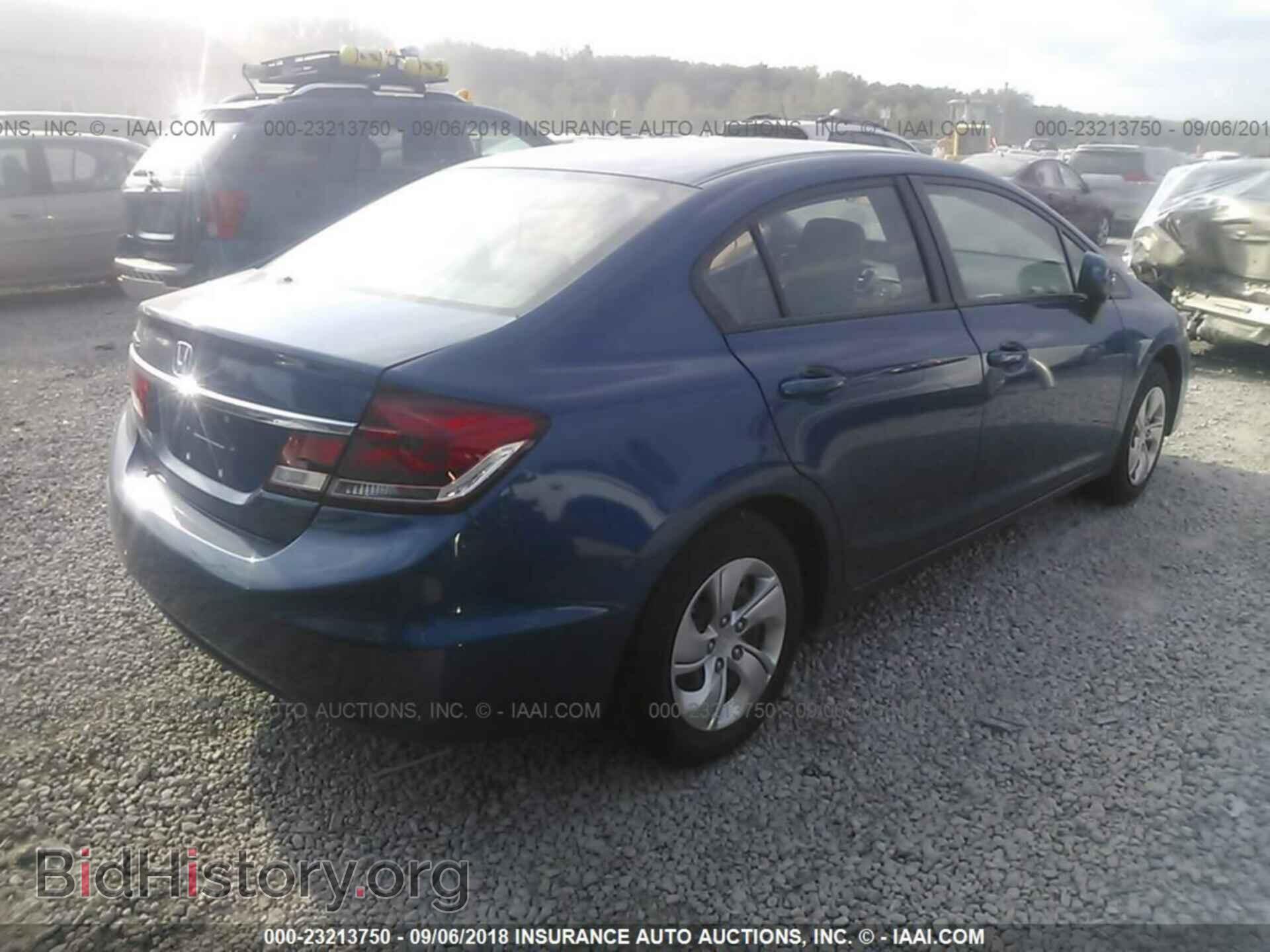 2014 Honda Civic - VIN: 2HGFB2F52EH536763 - Фото 4