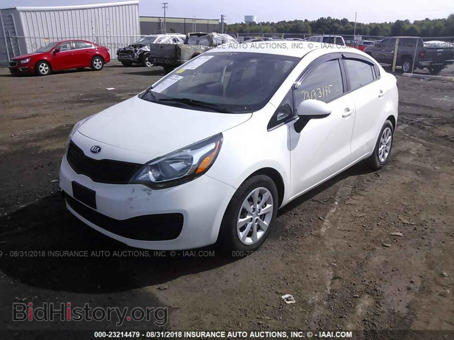 2013 KIA RIO - VIN: KNADM4A37D6164500 - Фото 2