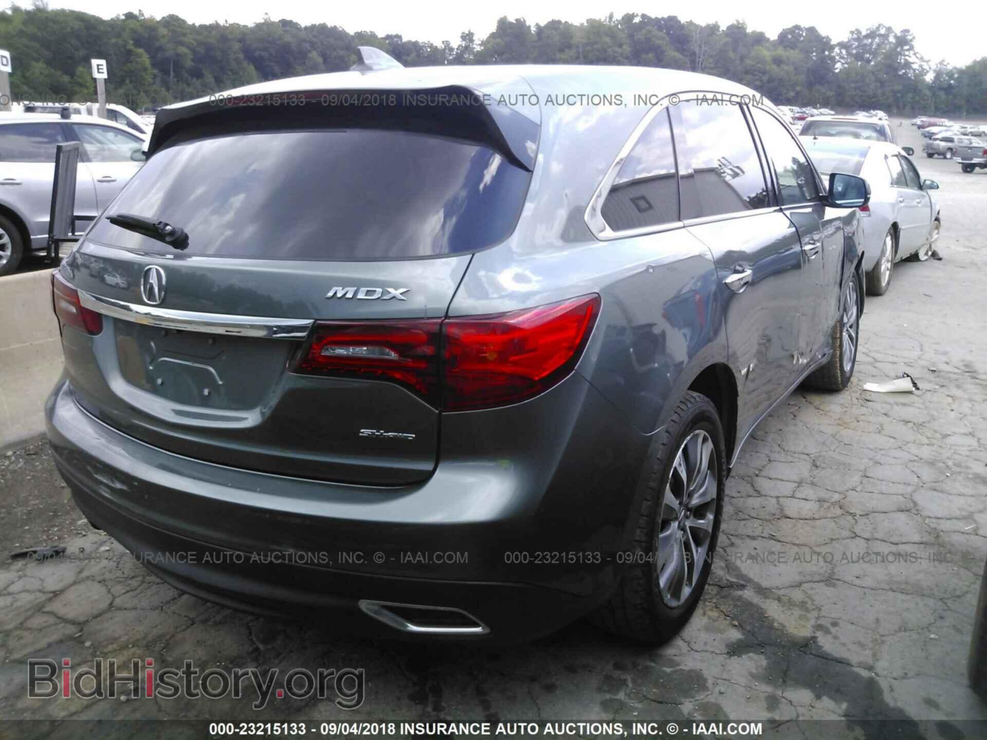 2014 Acura Mdx - VIN: 5FRYD4H49EB044110 - Фото 4