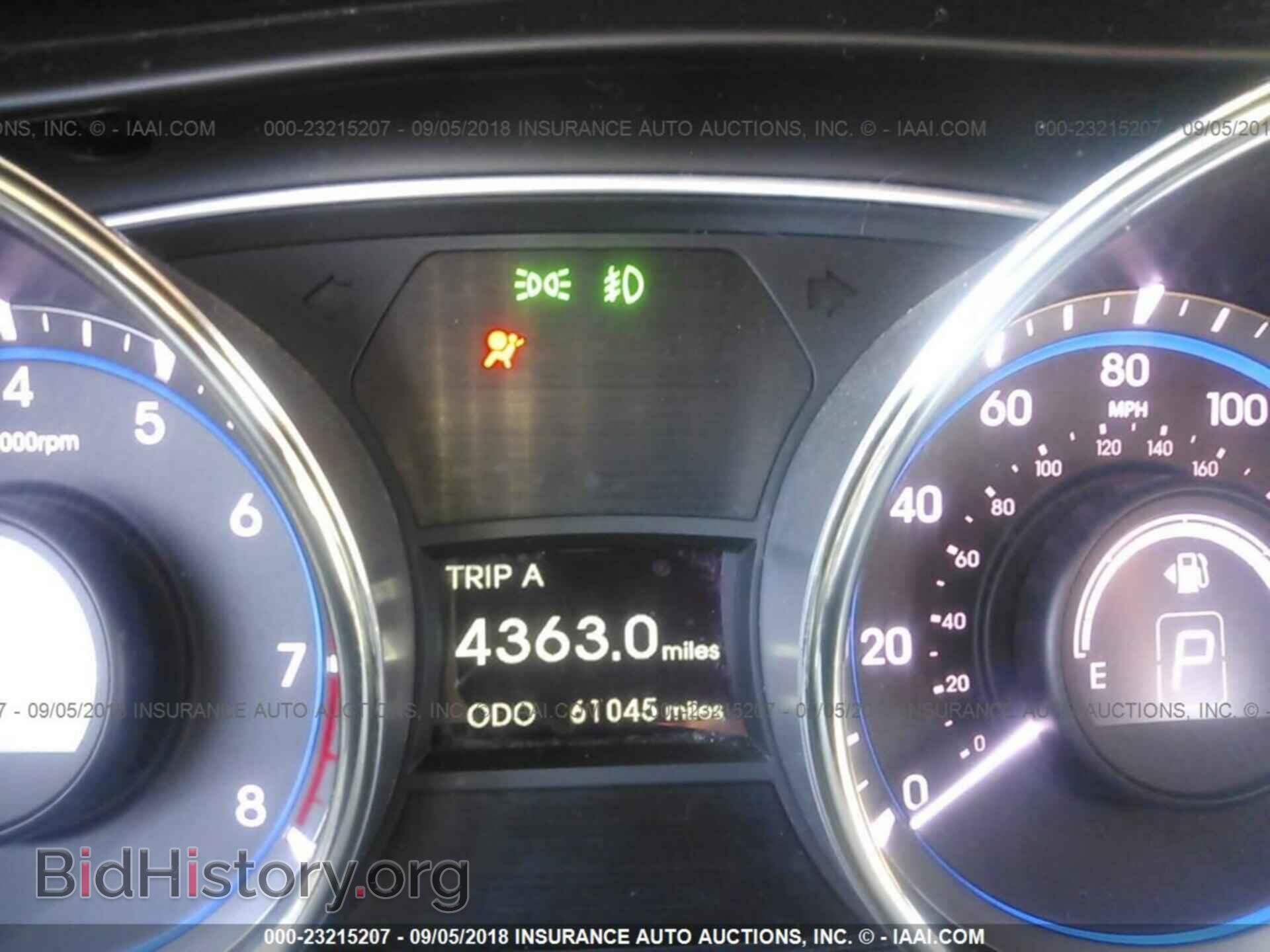 2012 HYUNDAI SONATA - VIN: 5NPEC4AC6CH397301 - Фото 7