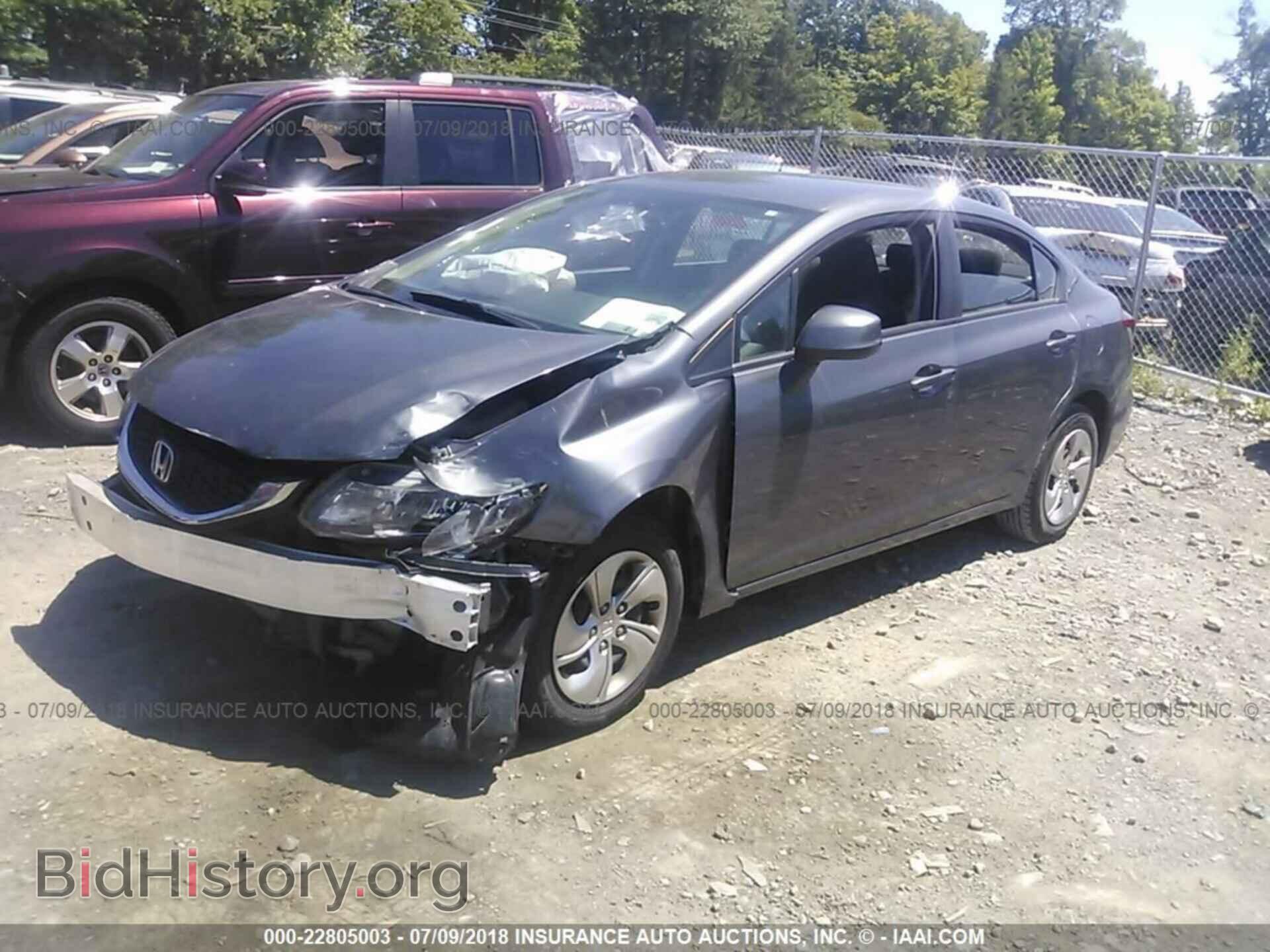 2013 HONDA CIVIC - VIN: 19XFB2F53DE290654 - Фото 2