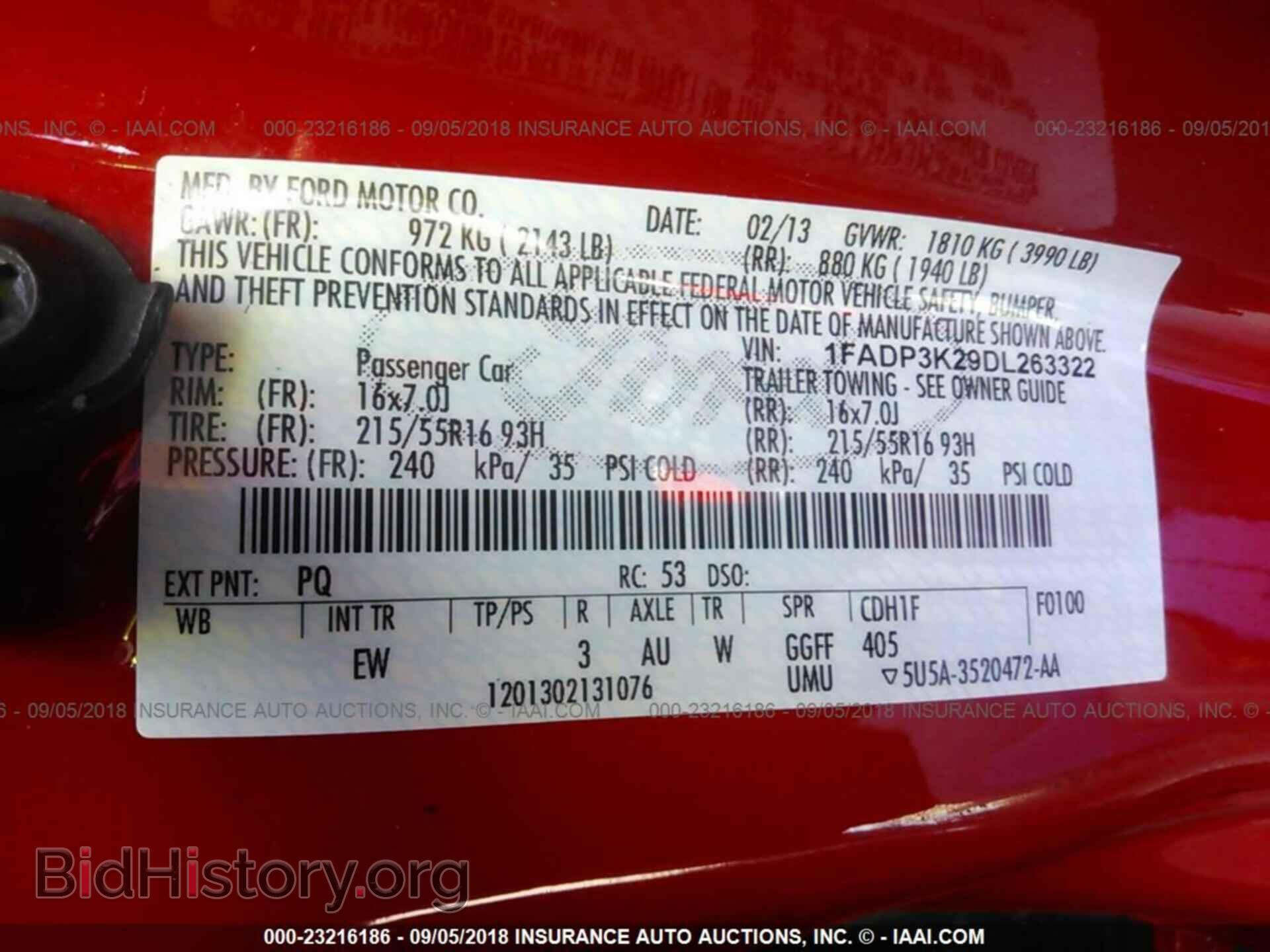 2013 Ford Focus - VIN: 1FADP3K29DL263322 - Фото 9