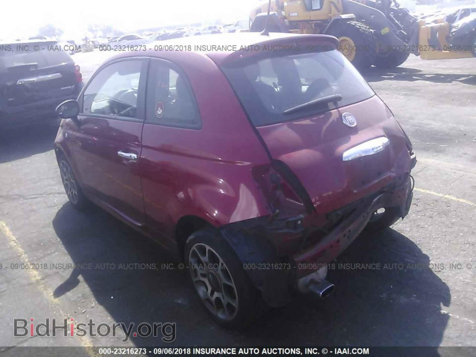 2012 Fiat 500 - VIN: 3C3CFFBR4CT370504 - Фото 3