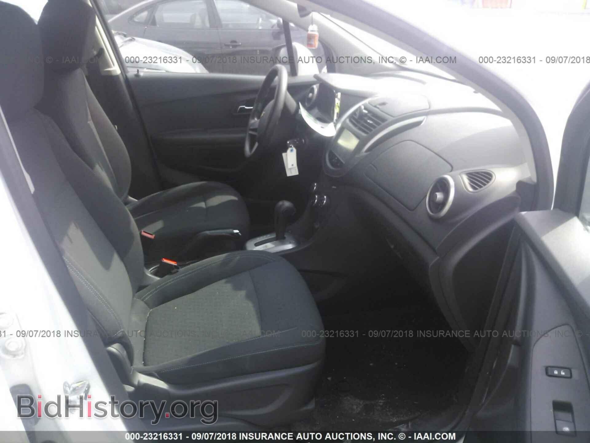 2016 Chevrolet Trax - VIN: KL7CJKSB5GB604868 - Фото 5