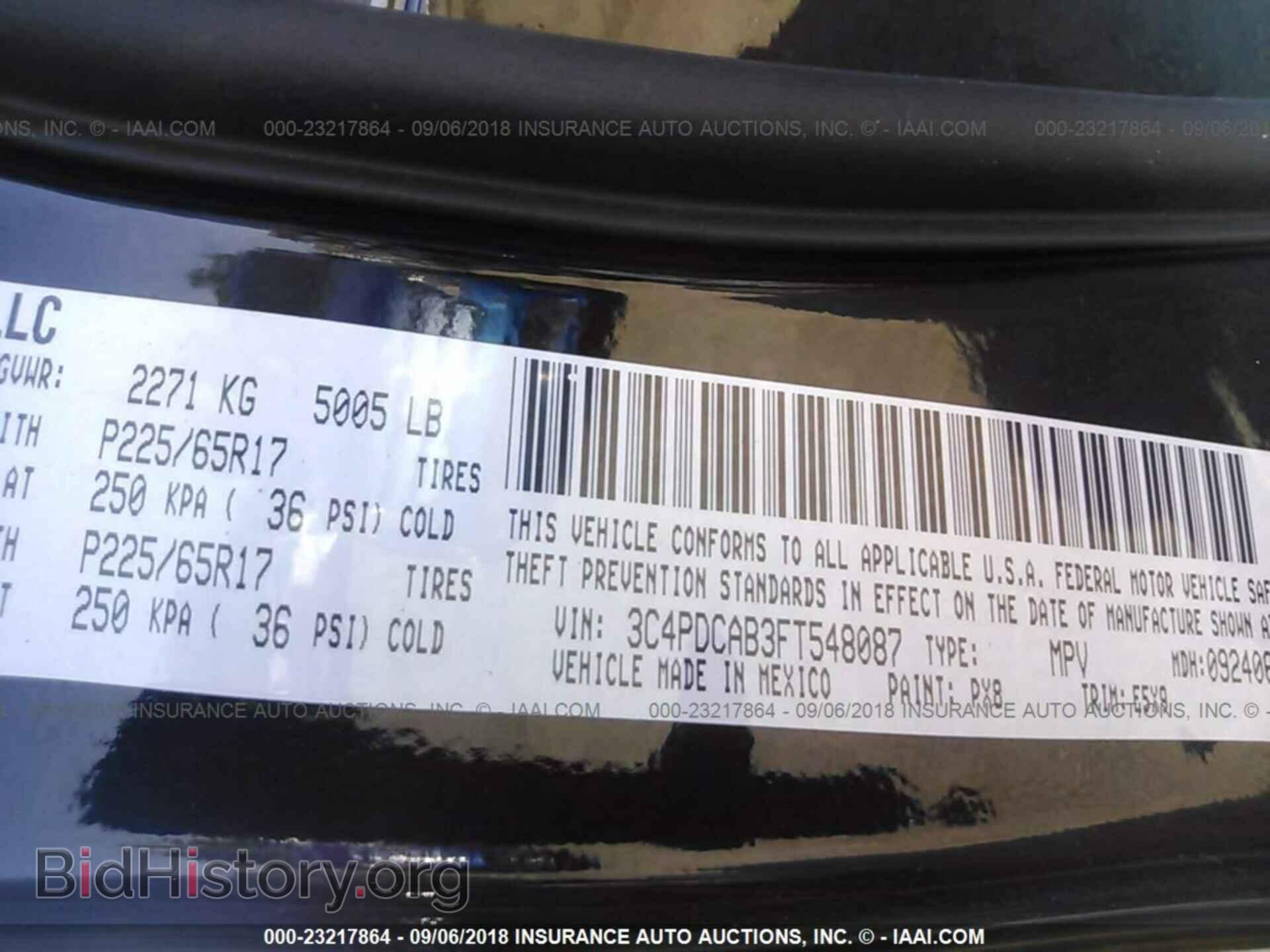 2015 Dodge Journey - VIN: 3C4PDCAB3FT548087 - Photo 9