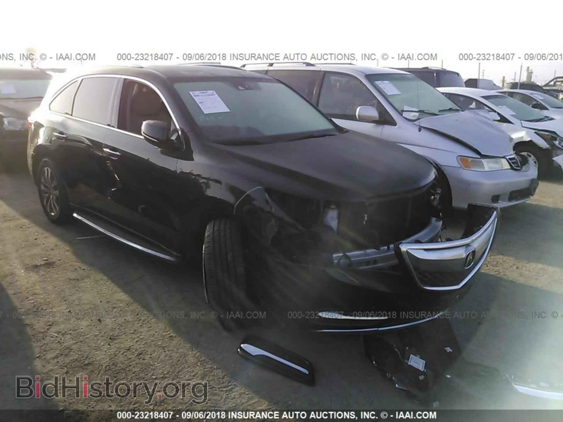 Фотография 5FRYD4H41EB001672 - Acura Mdx 2014