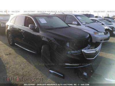 2014 Acura MDX, black — VIN 5FRYD4H41EB001672, IAAI