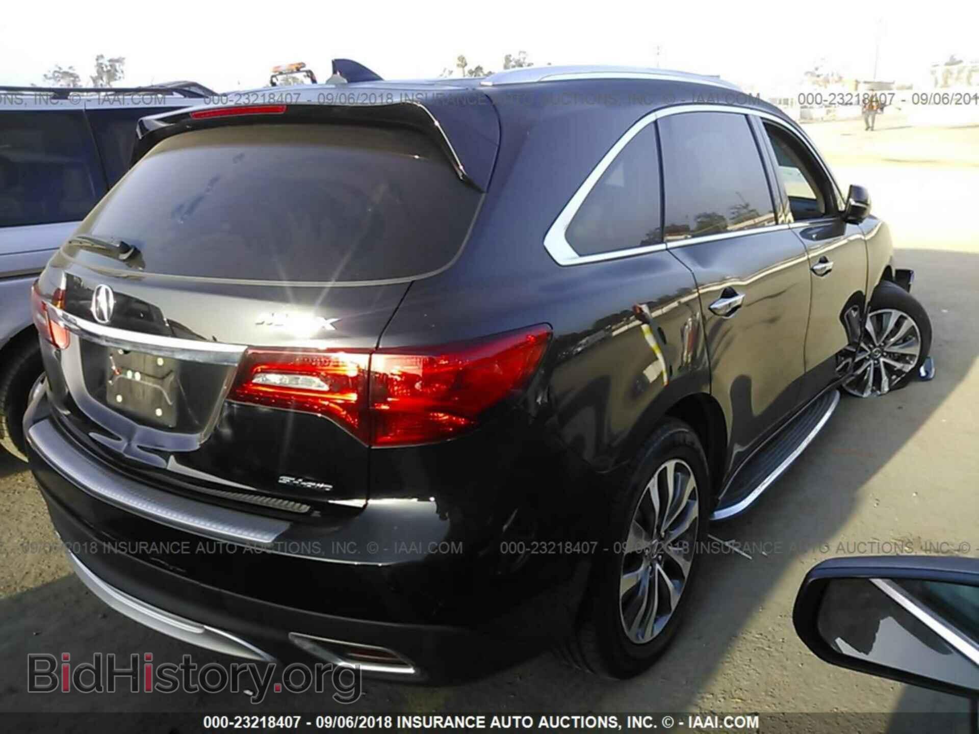 2014 Acura Mdx - VIN: 5FRYD4H41EB001672 - Фото 4