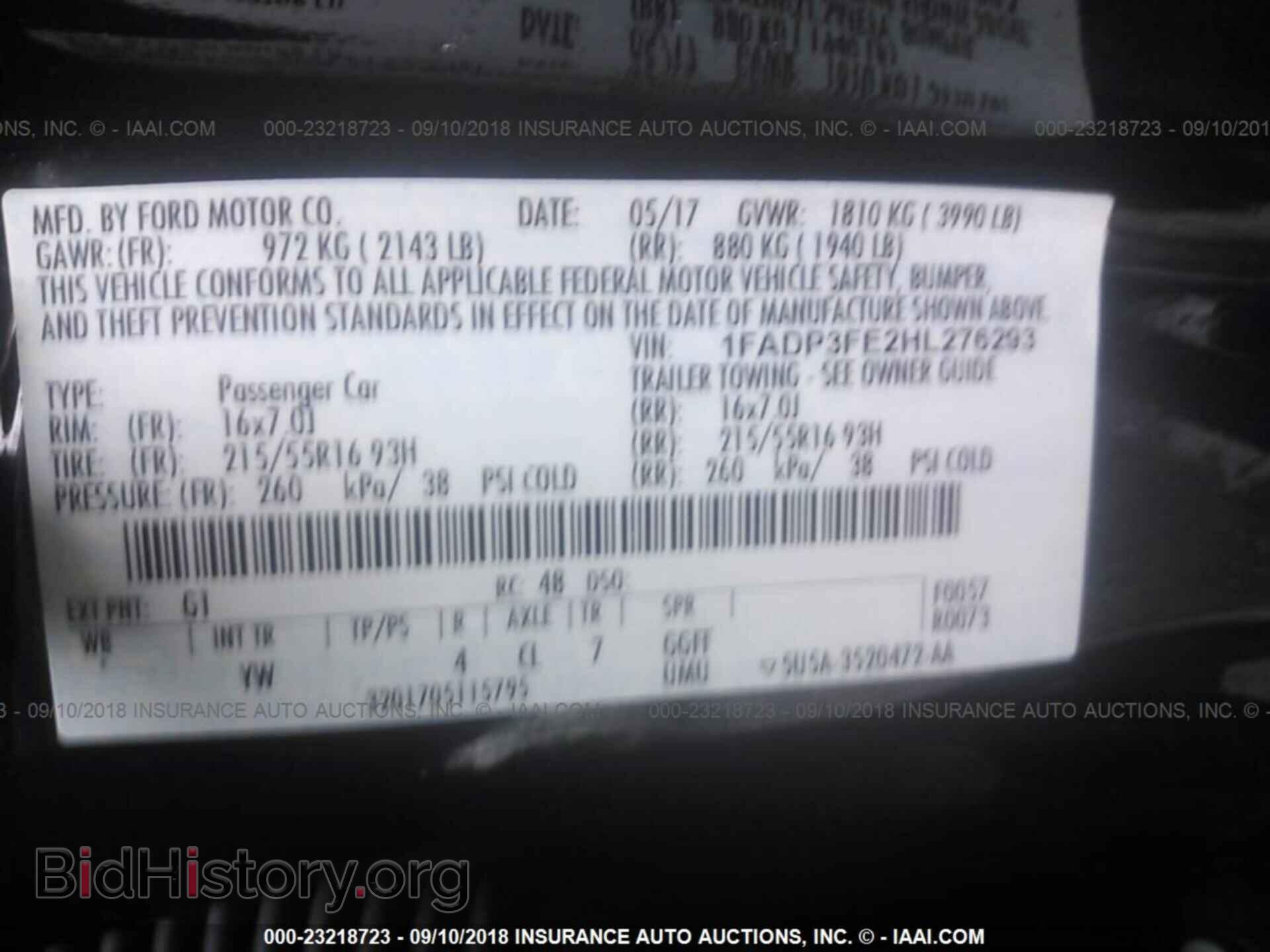 2017 Ford Focus - VIN: 1FADP3FE2HL276293 - Photo 9