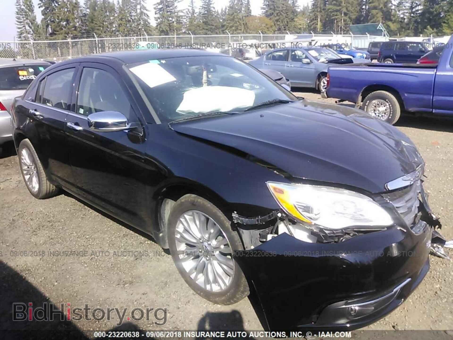 Фотография 1C3CCBCB0CN152224 - Chrysler 200 2012