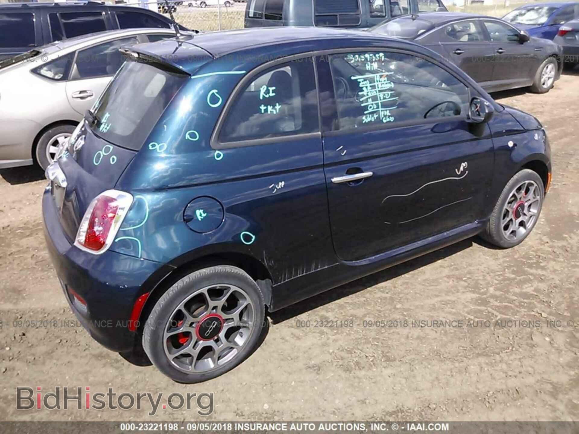 2015 Fiat 500 - VIN: 3C3CFFBR1FT625579 - Фото 4