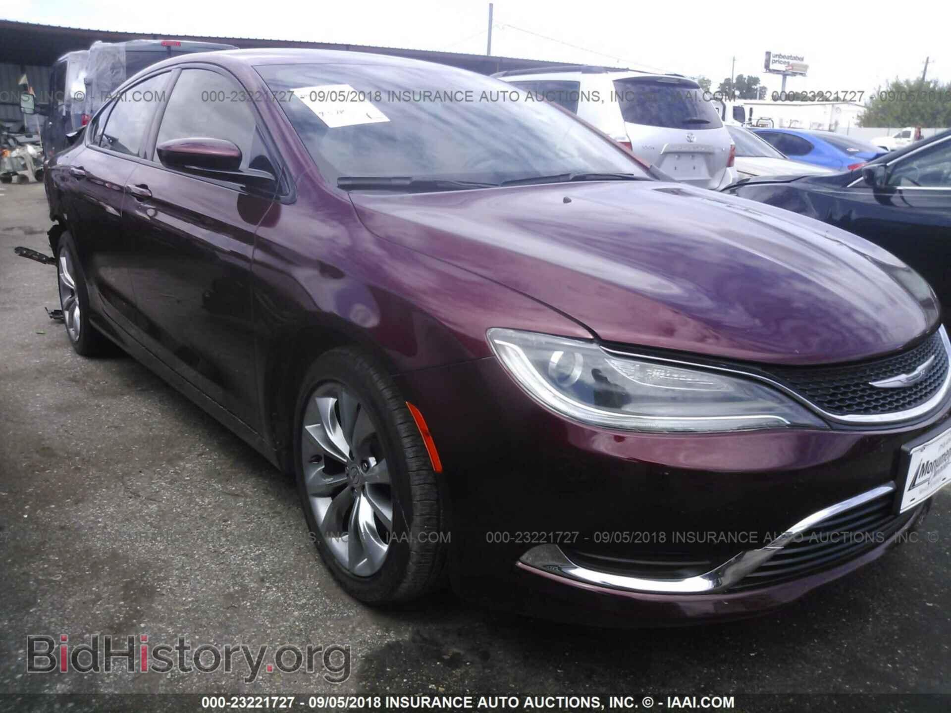 Photo 1C3CCCBGXFN620144 - CHRYSLER 200 2015