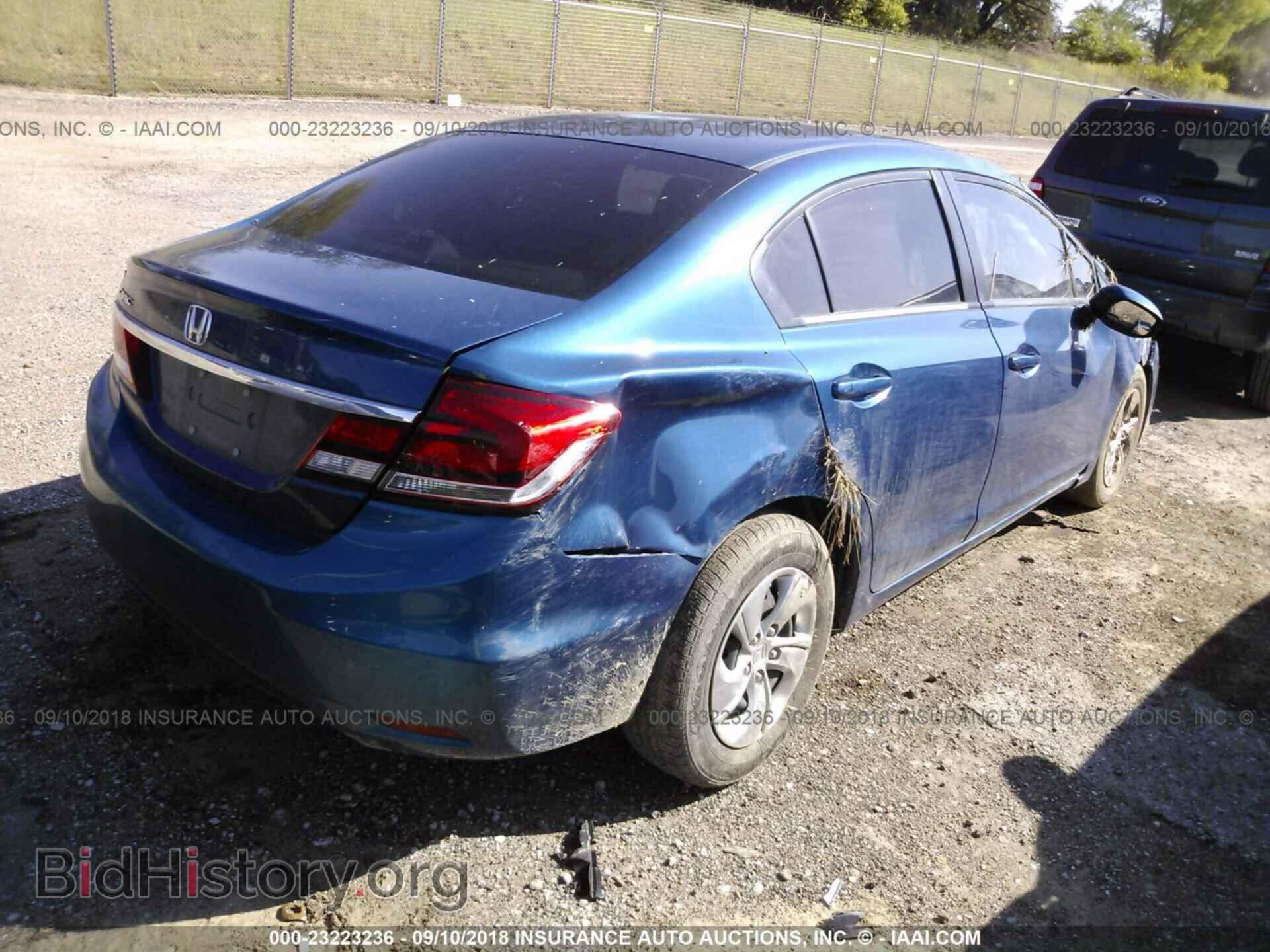 2013 Honda Civic - VIN: 2HGFB2F54DH546497 - Фото 4