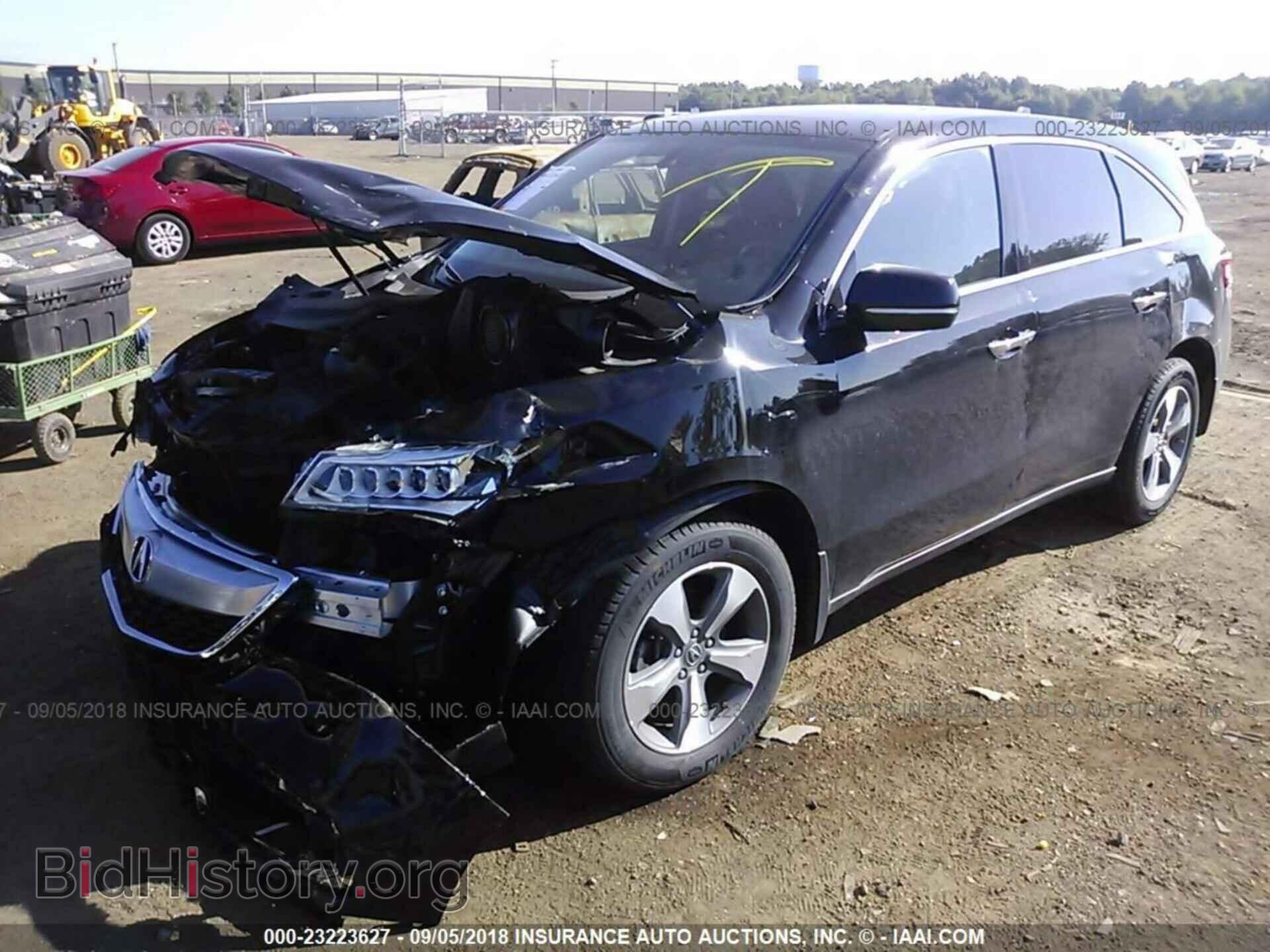 2014 Acura Mdx - VIN: 5FRYD4H22EB003526 - Фото 2