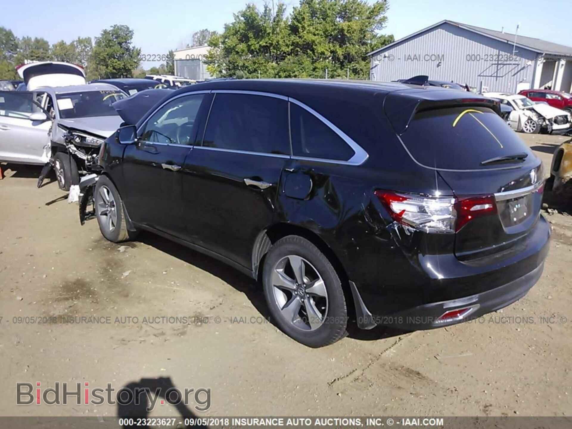 2014 Acura Mdx - VIN: 5FRYD4H22EB003526 - Фото 3
