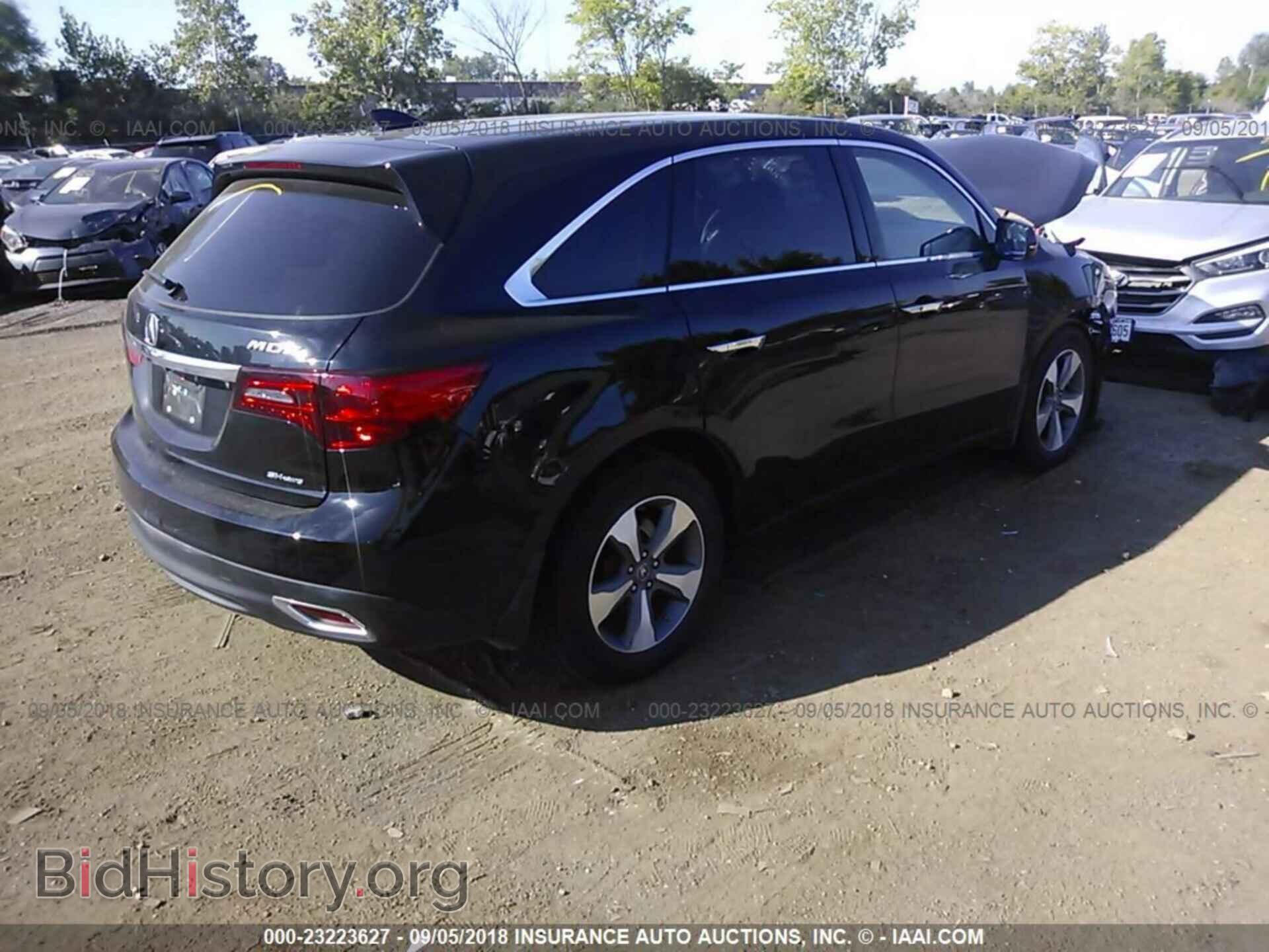 2014 Acura Mdx - VIN: 5FRYD4H22EB003526 - Фото 4