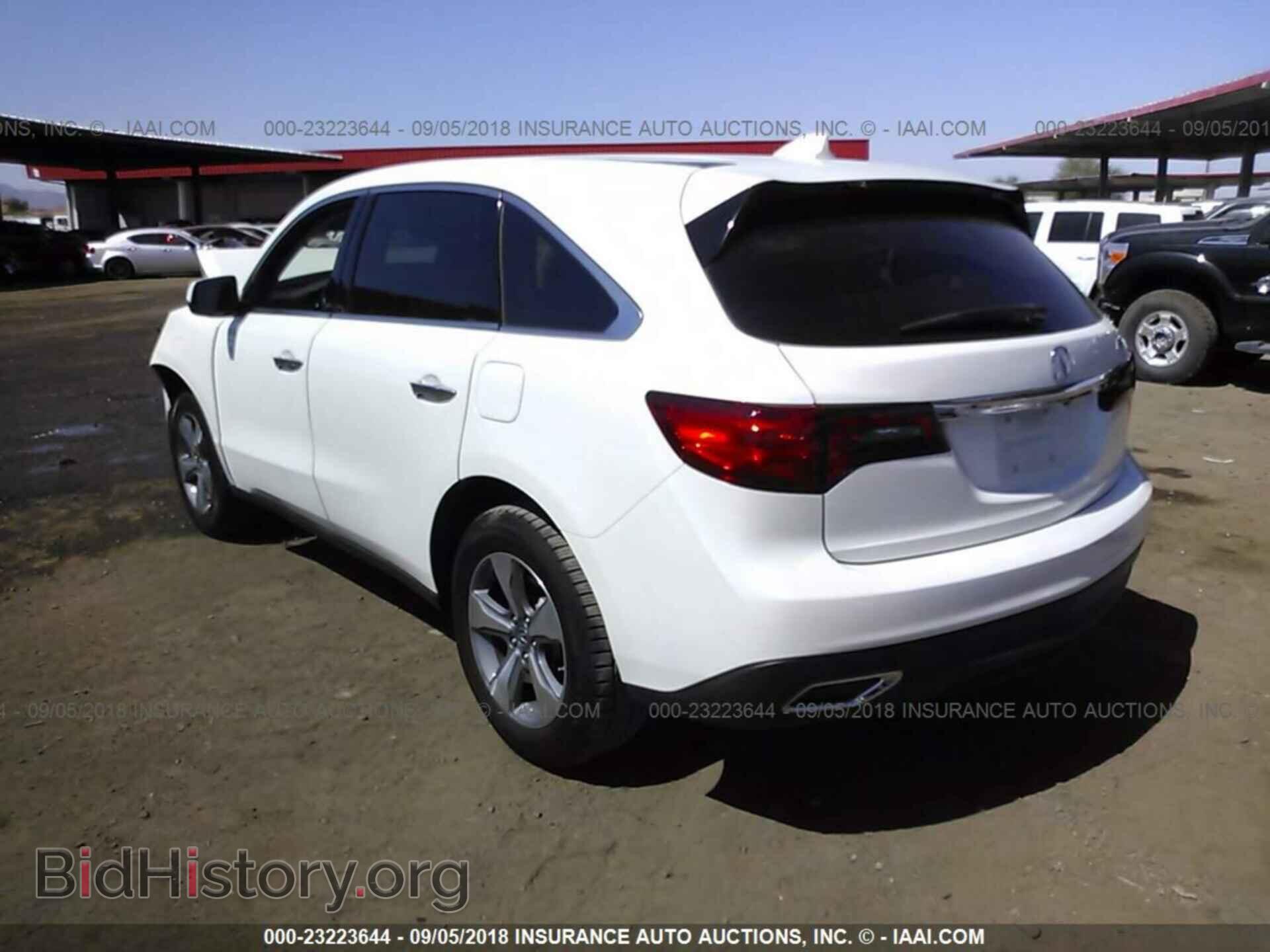 2014 ACURA MDX - VIN: 5FRYD3H23EB002749 - Фото 3