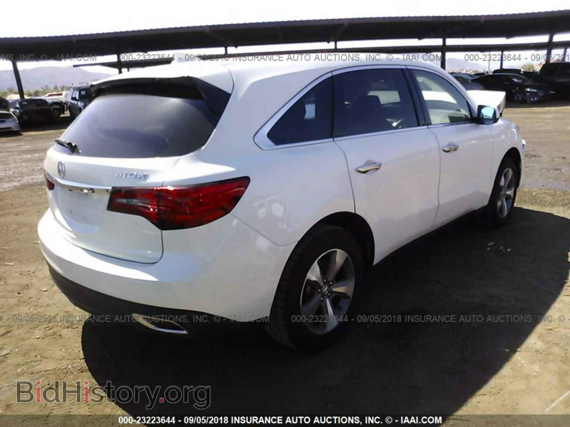 2014 ACURA MDX - VIN: 5FRYD3H23EB002749 - Фото 4