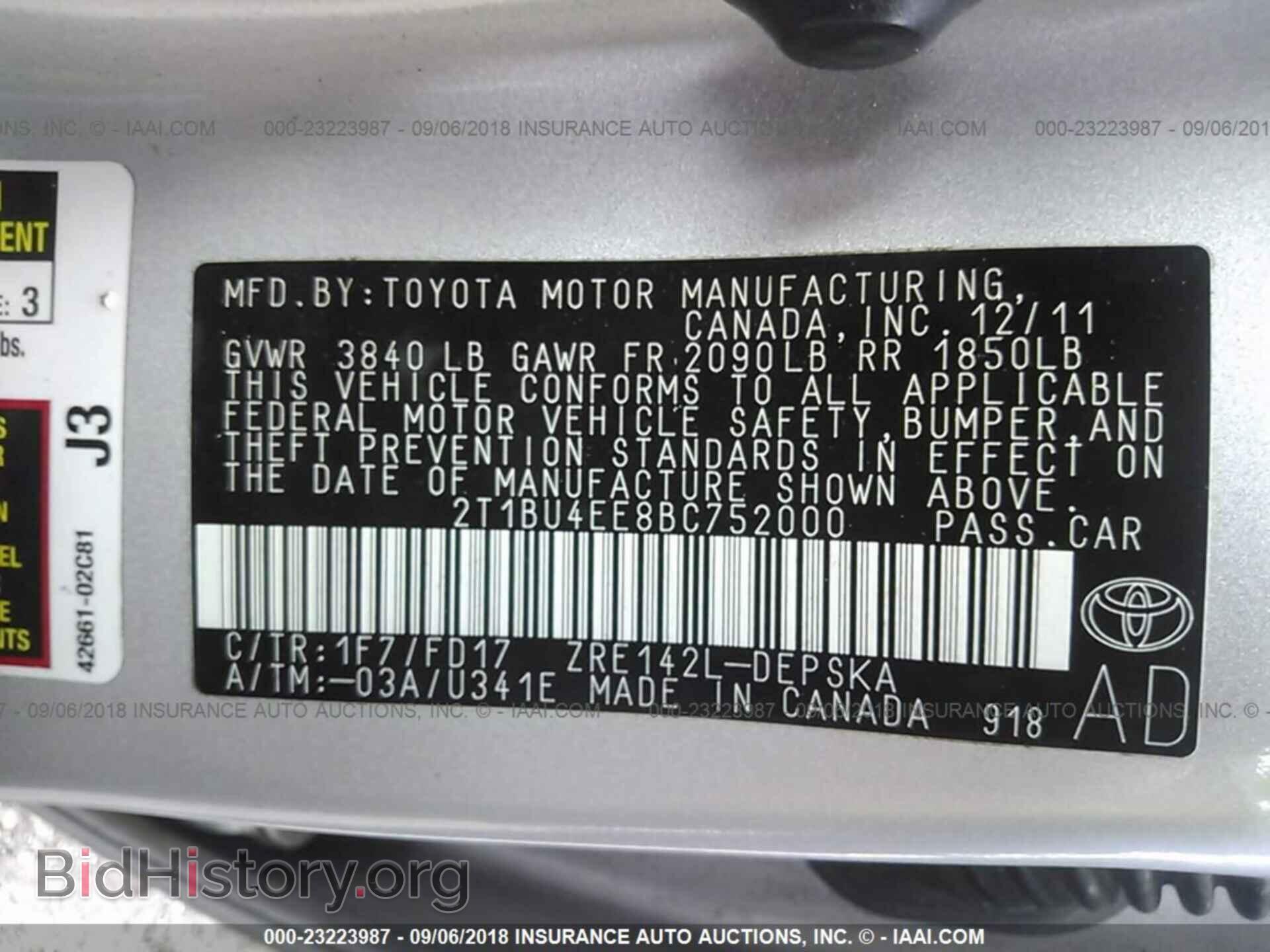 2011 Toyota Corolla - VIN: 2T1BU4EE8BC752000 - Photo 9
