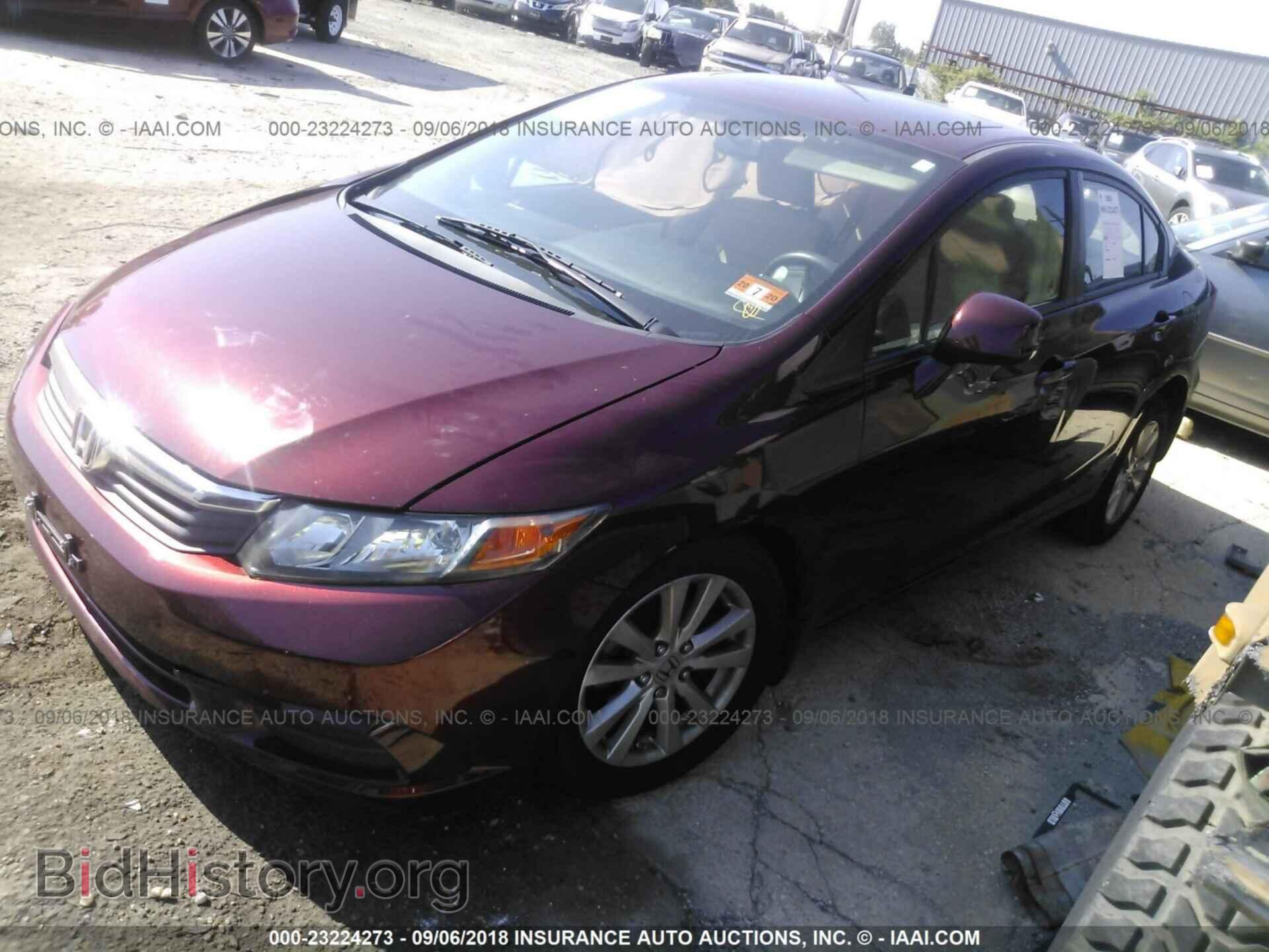 2012 Honda Civic - VIN: 19XFB2F86CE379918 - Фото 2