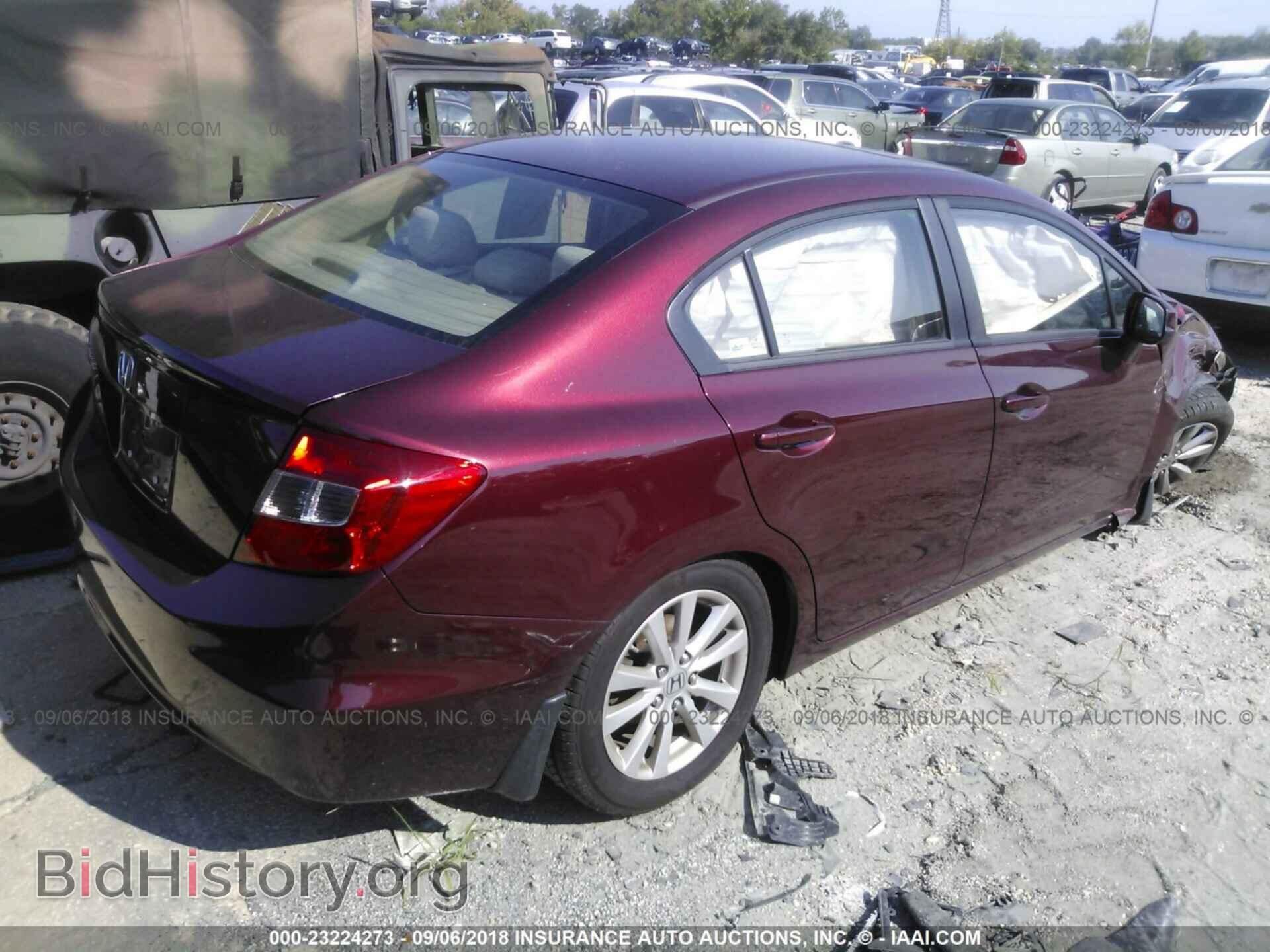 2012 Honda Civic - VIN: 19XFB2F86CE379918 - Фото 4
