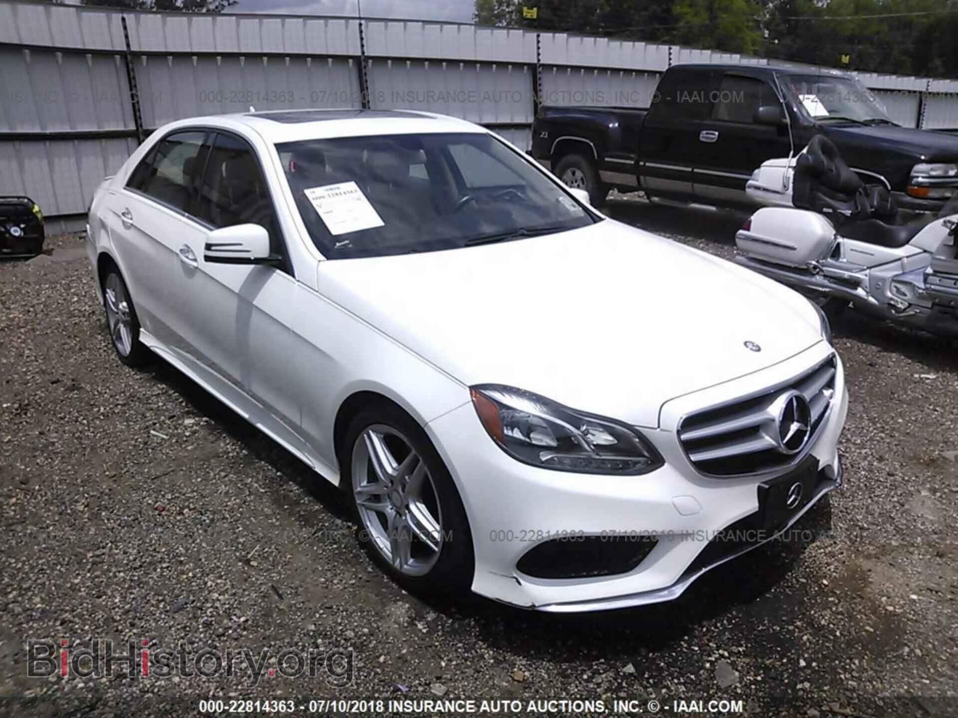 Photo WDDHF8JB7EA858248 - MERCEDES-BENZ E 2014