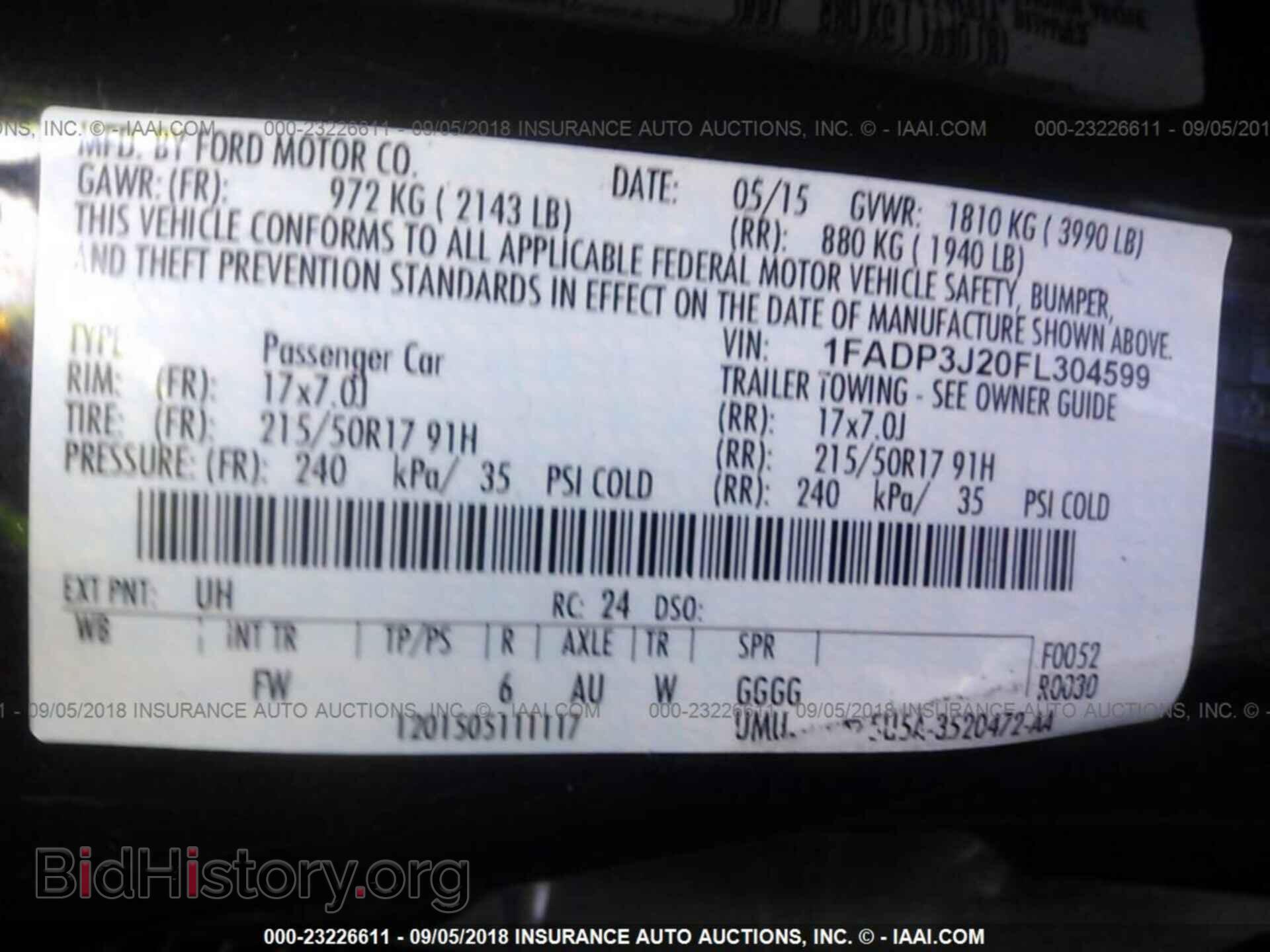 2015 Ford Focus - VIN: 1FADP3J20FL304599 - Photo 9