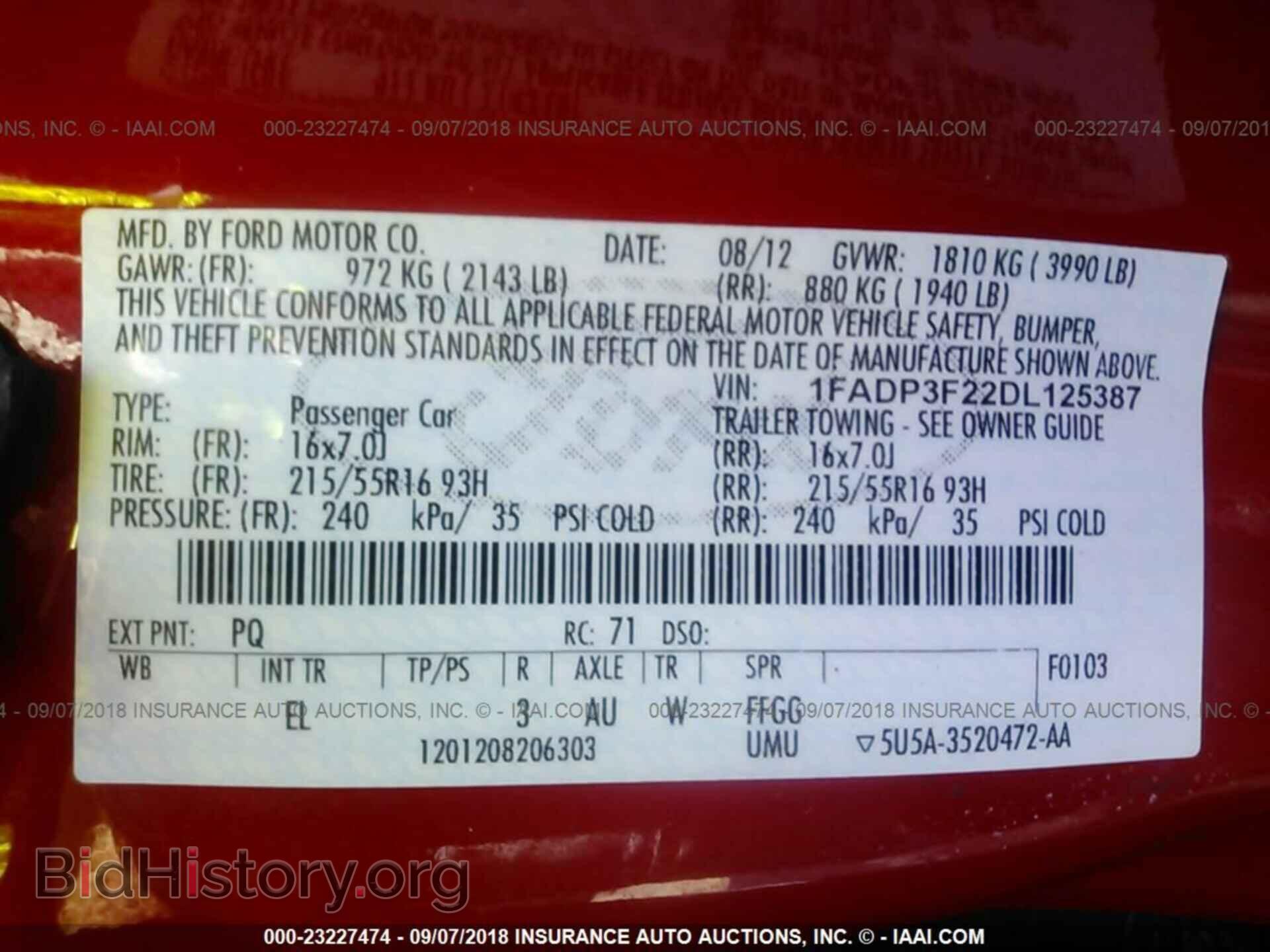 2013 Ford Focus - VIN: 1FADP3F22DL125387 - Фото 9