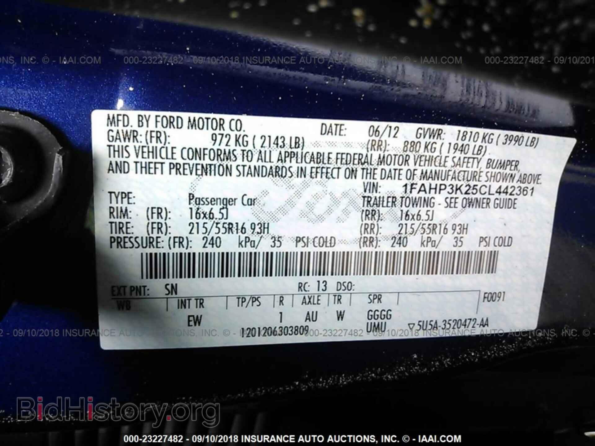 2012 Ford Focus - VIN: 1FAHP3K25CL442361 - Photo 9